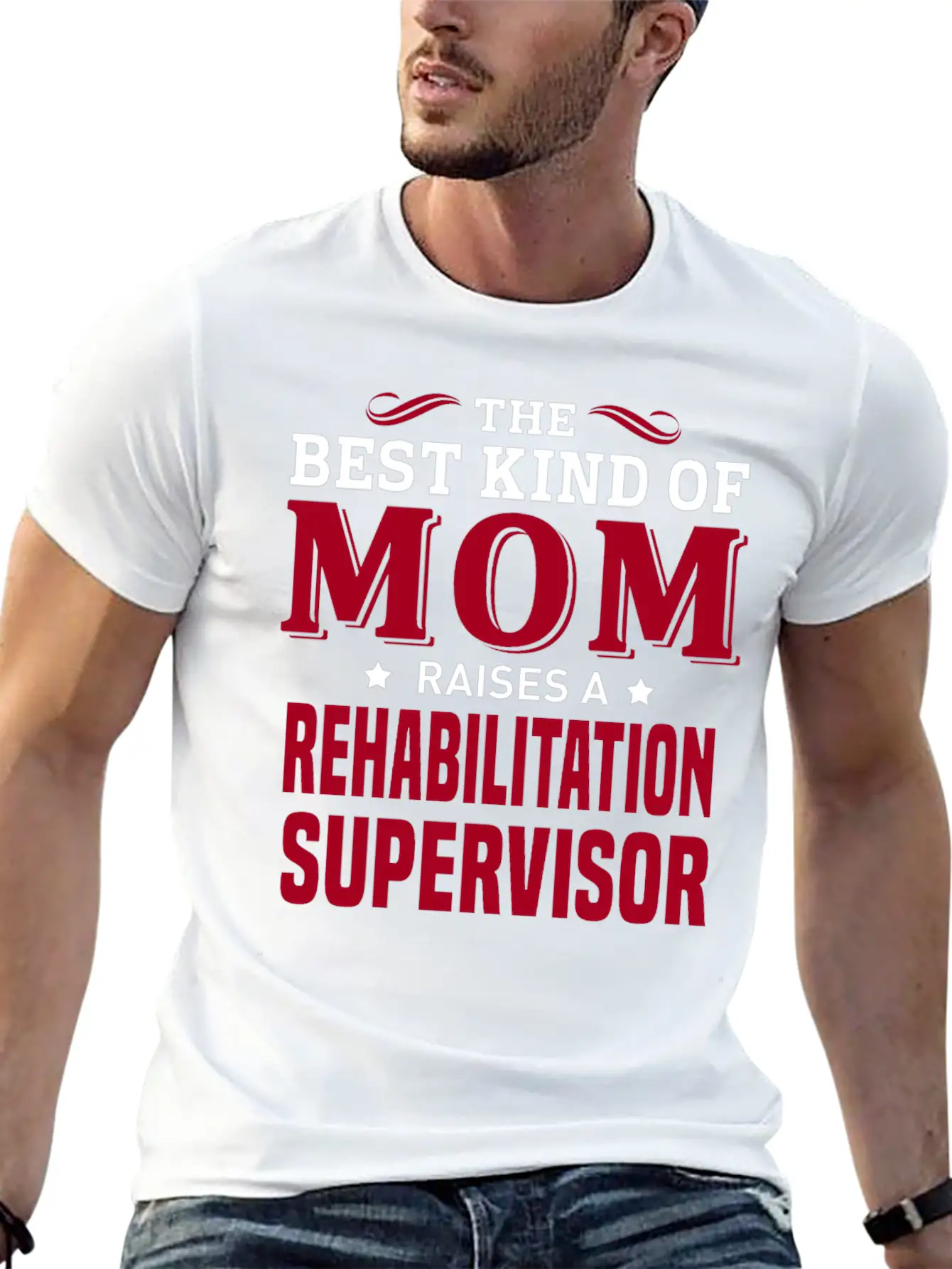 Rehabilitation Supervisor Lightweight Cotton T-Shirt – Daily Comfort Graphic Shirt