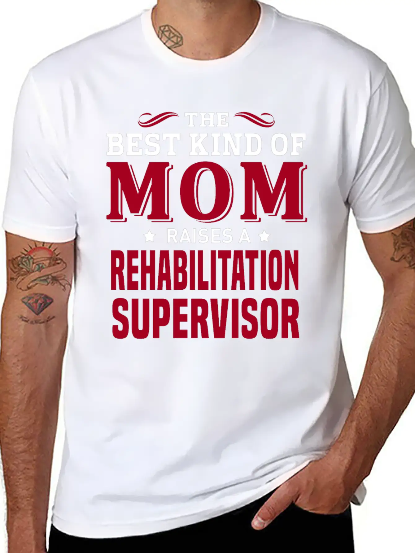 Rehabilitation Supervisor Lightweight Cotton T-Shirt – Daily Comfort Graphic Shirt