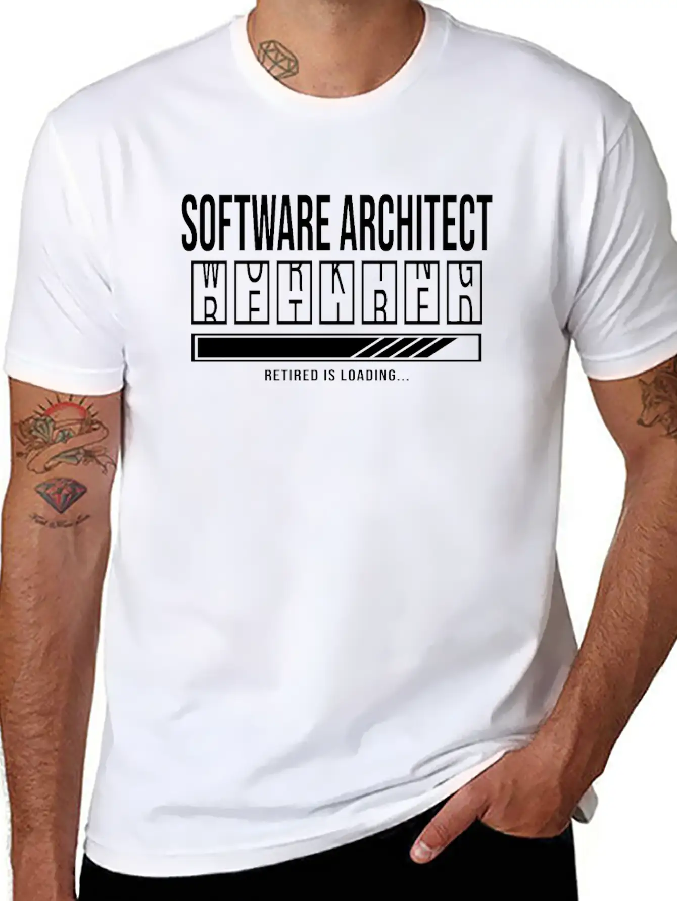Retirement - Retired Software-Architect Lightweight Cotton T-Shirt – Daily Comfort Graphic Shirt