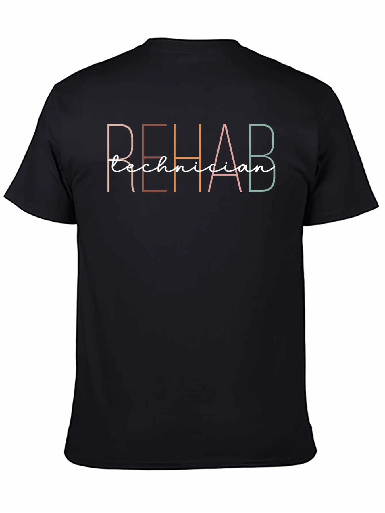 Retro Rehab Technician Lightweight Cotton T-Shirt – Daily Comfort Graphic Shirt