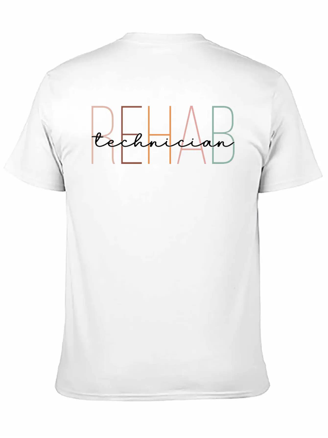 Retro Rehab Technician Lightweight Cotton T-Shirt – Daily Comfort Graphic Shirt
