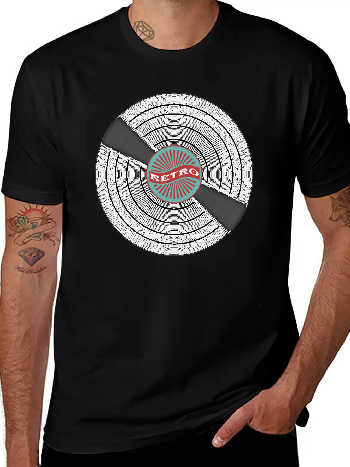 Retro Vinyl Record Album Lightweight Cotton T-Shirt – Daily Comfort Graphic Shirt
