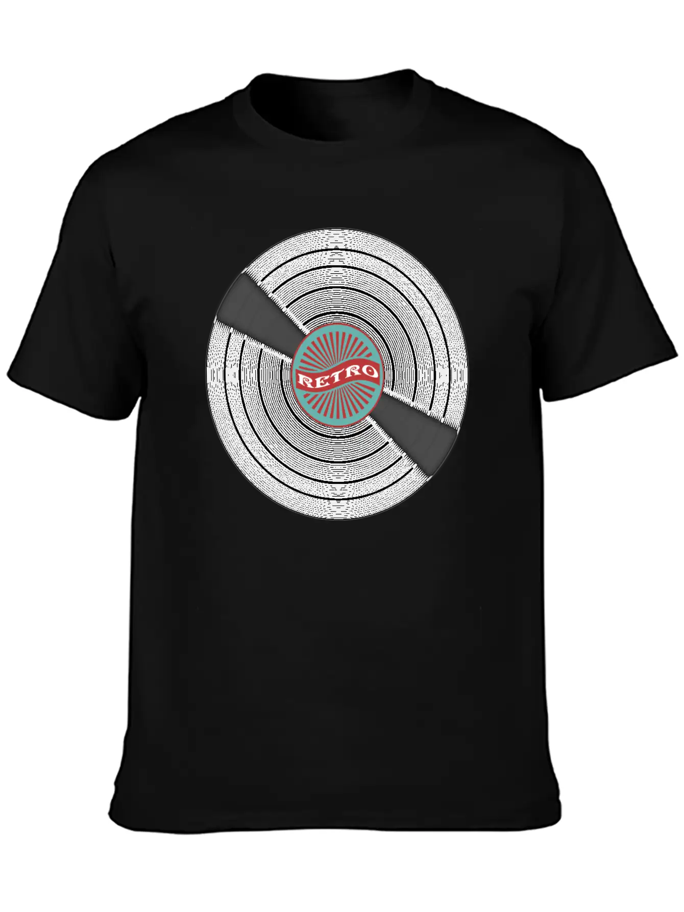 Retro Vinyl Record Album Lightweight Cotton T-Shirt – Daily Comfort Graphic Shirt