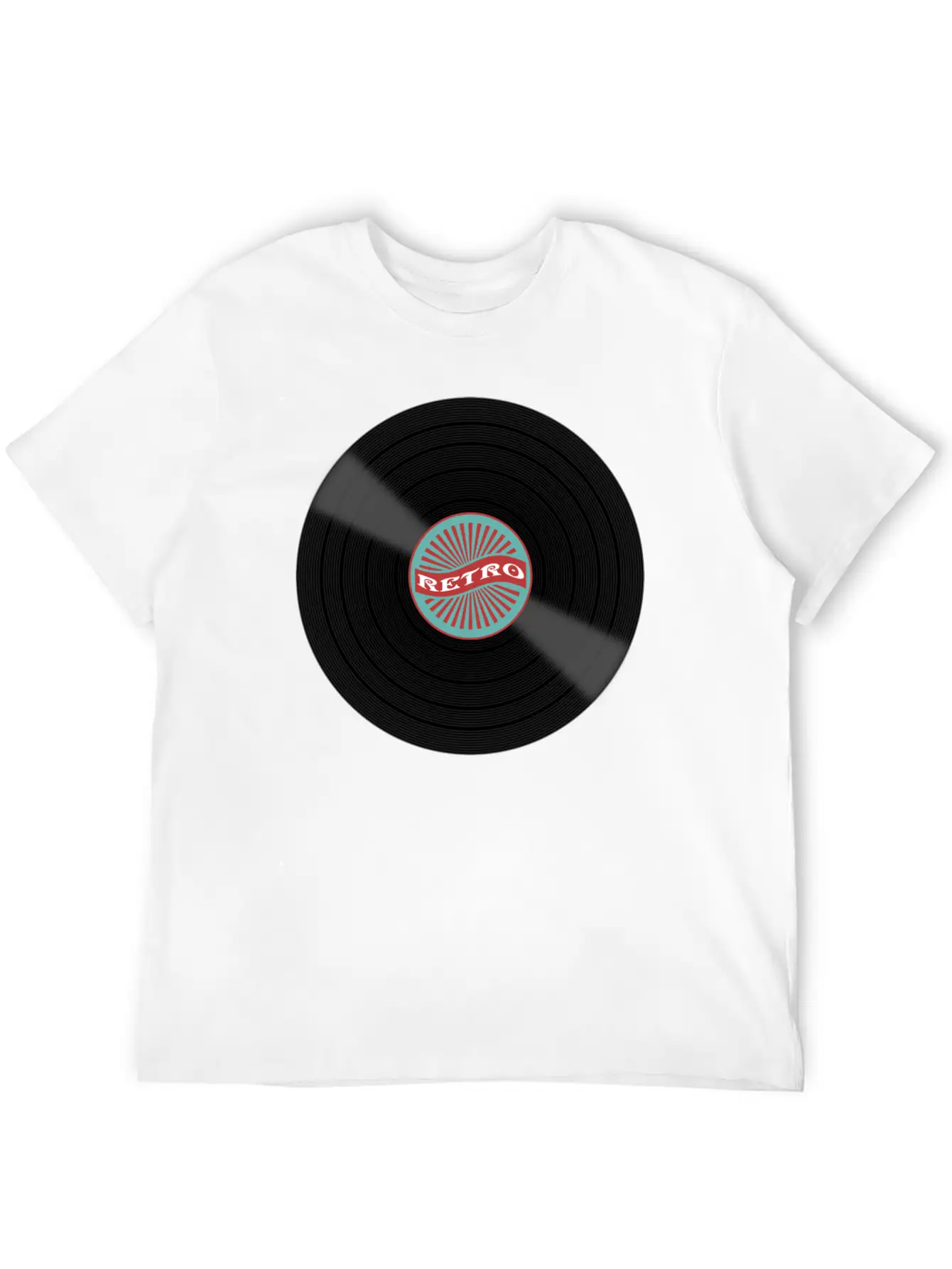 Retro Vinyl Record Album Lightweight Cotton T-Shirt – Daily Comfort Graphic Shirt