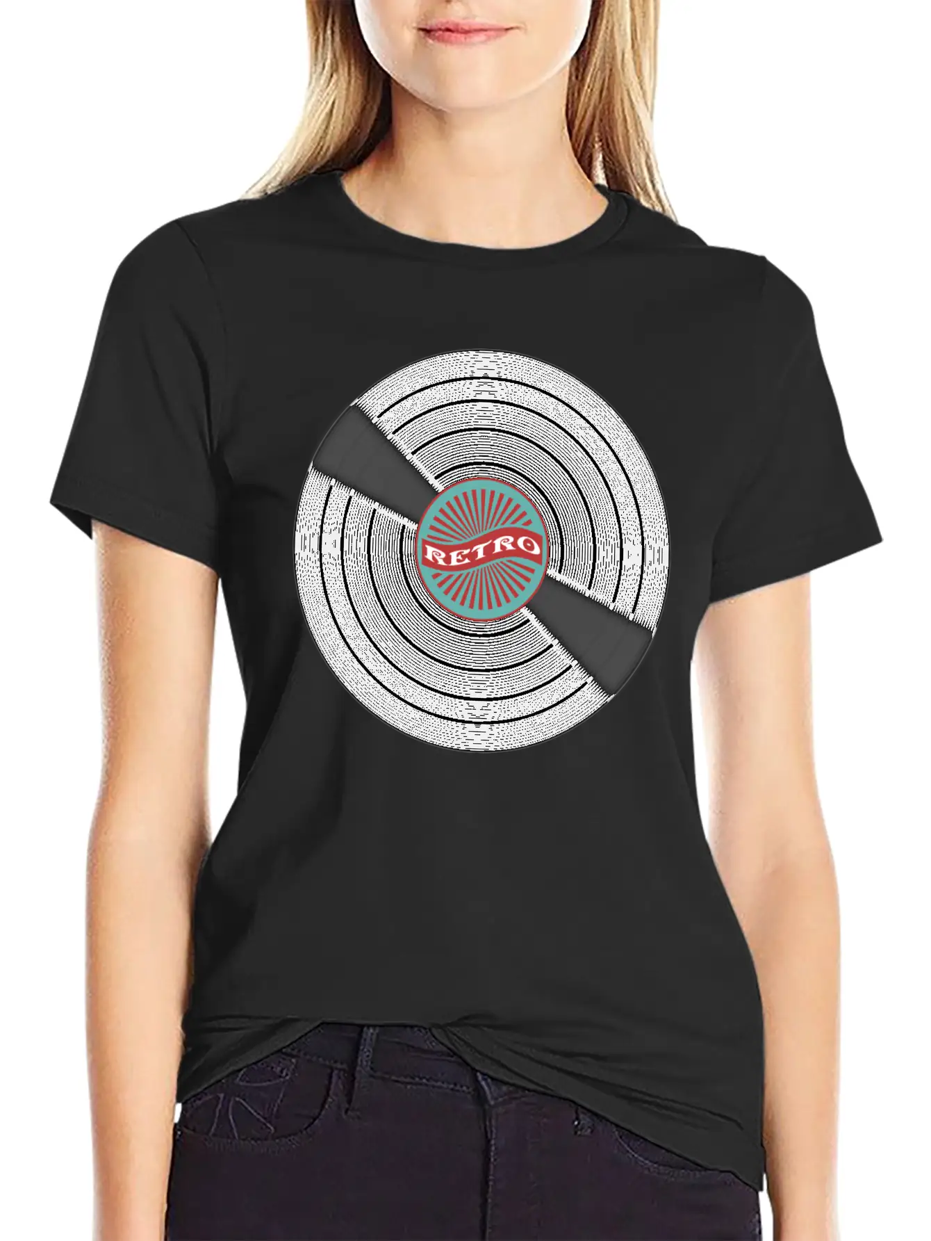 Retro Vinyl Record Album Lightweight Cotton T-Shirt – Daily Comfort Graphic Shirt