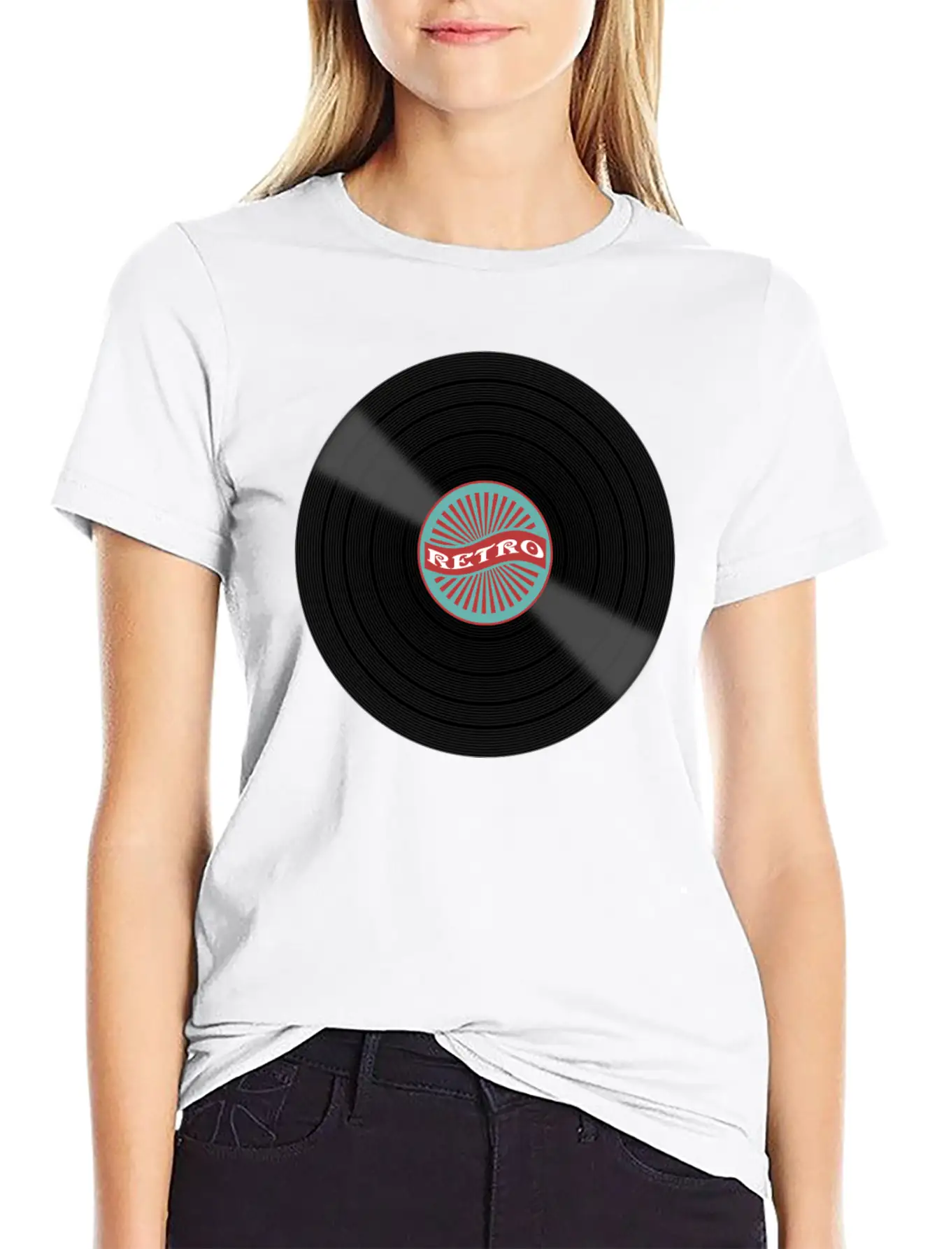Retro Vinyl Record Album Lightweight Cotton T-Shirt – Daily Comfort Graphic Shirt