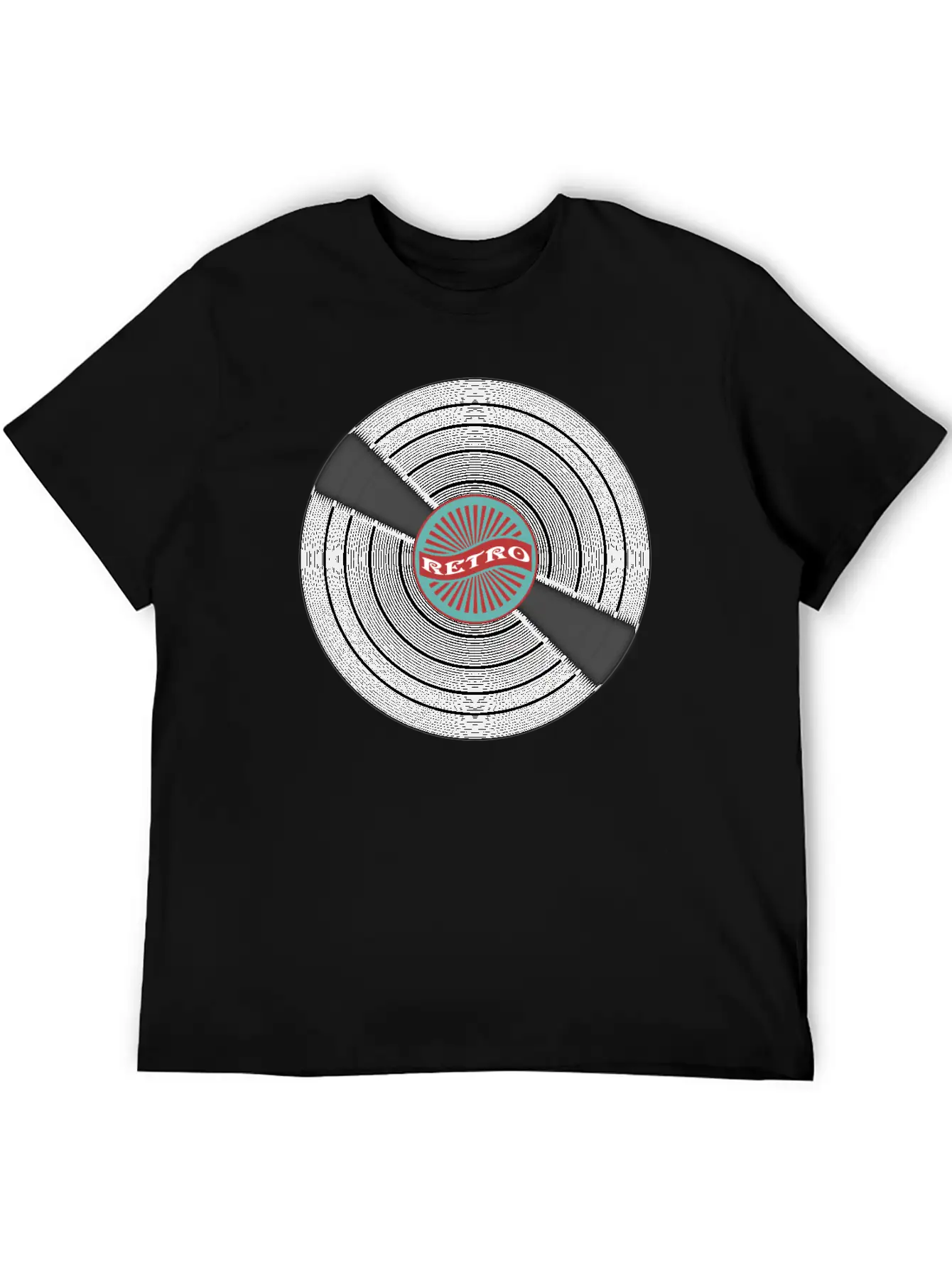 Retro Vinyl Record Album Lightweight Cotton T-Shirt – Daily Comfort Graphic Shirt