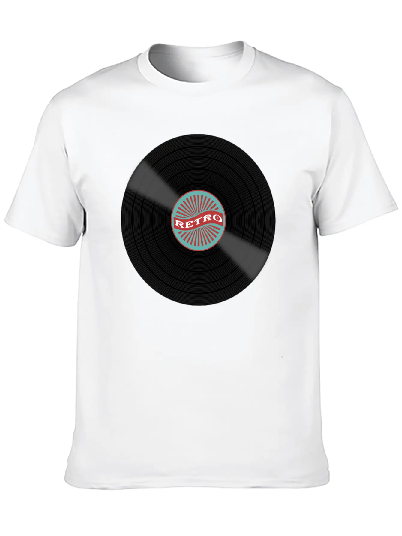 Retro Vinyl Record Album Lightweight Cotton T-Shirt – Daily Comfort Graphic Shirt