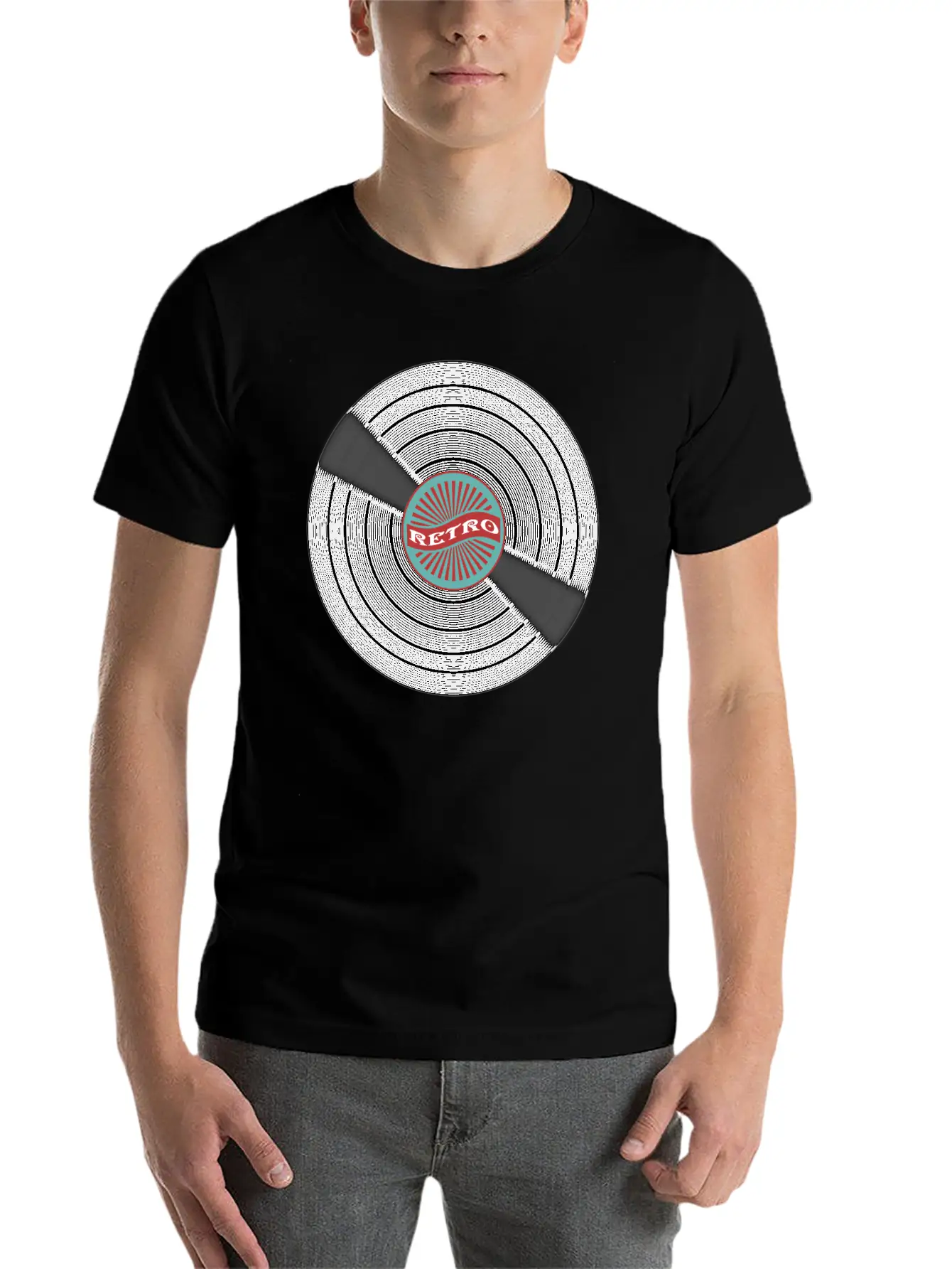 Retro Vinyl Record Album Lightweight Cotton T-Shirt – Daily Comfort Graphic Shirt