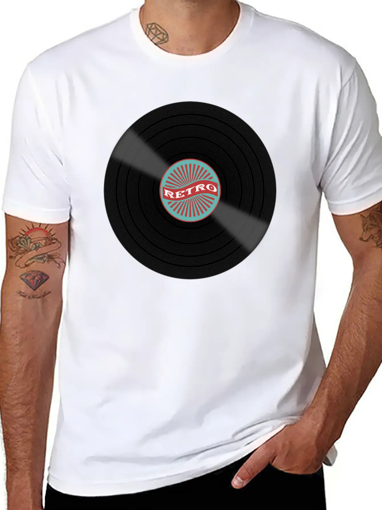 Retro Vinyl Record Album Lightweight Cotton T-Shirt – Daily Comfort Graphic Shirt