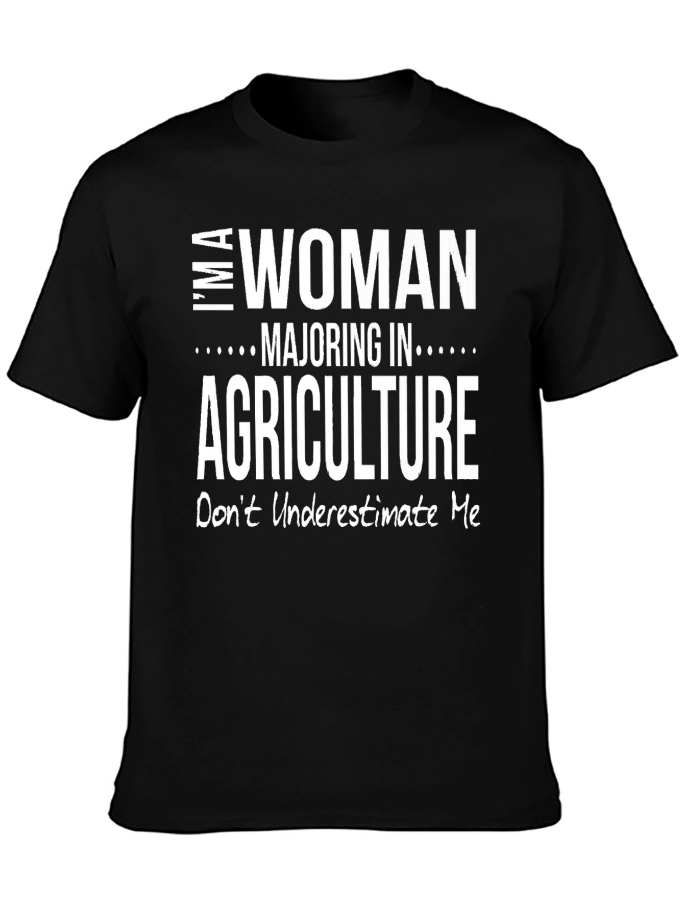 Woman Majoring in Agriculture Graphic T-Shirt