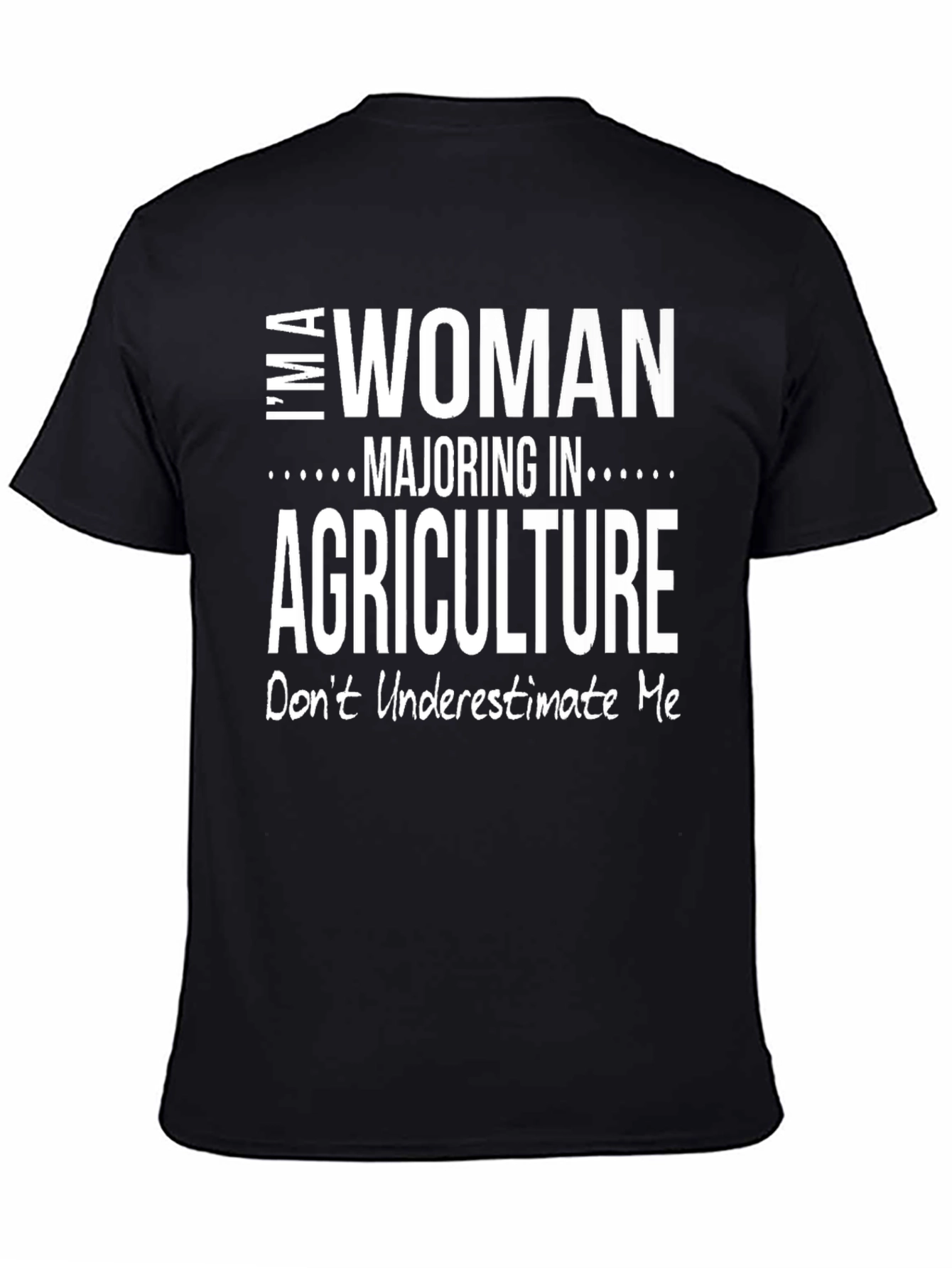 Woman Majoring in Agriculture Graphic T-Shirt