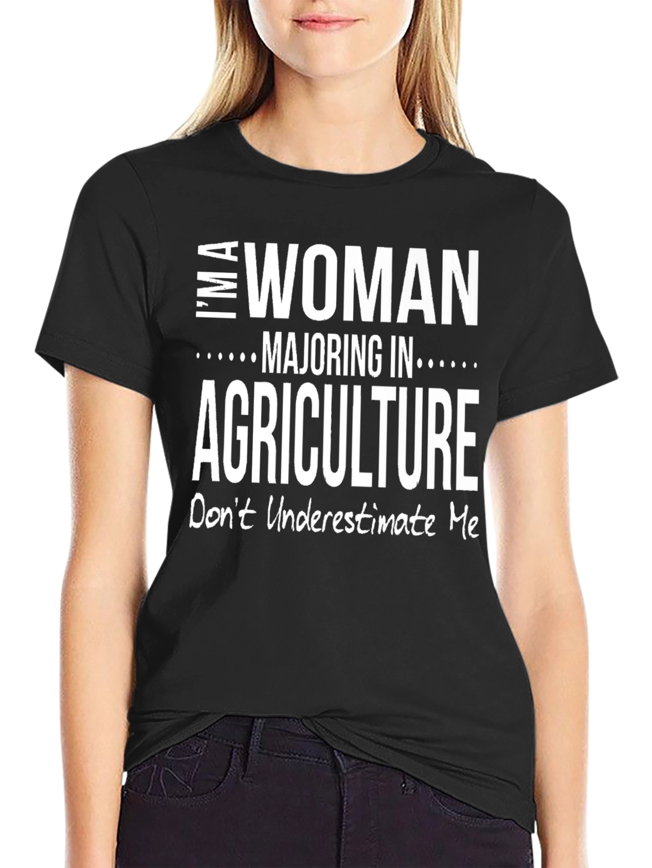 Woman Majoring in Agriculture Graphic T-Shirt