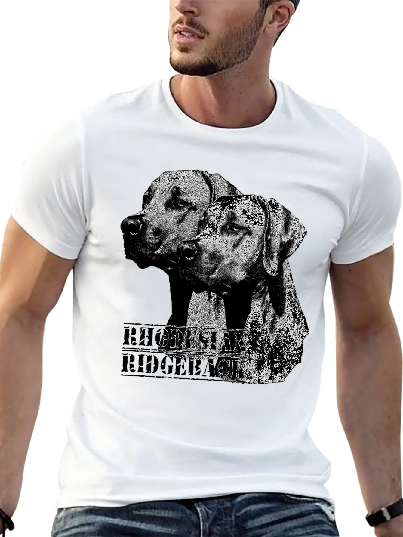 Ridgeback,Dog,Dogs,police Dog,dog Lovers,dogs,dog Lightweight Cotton T-Shirt – Daily Comfort Graphic Shirt
