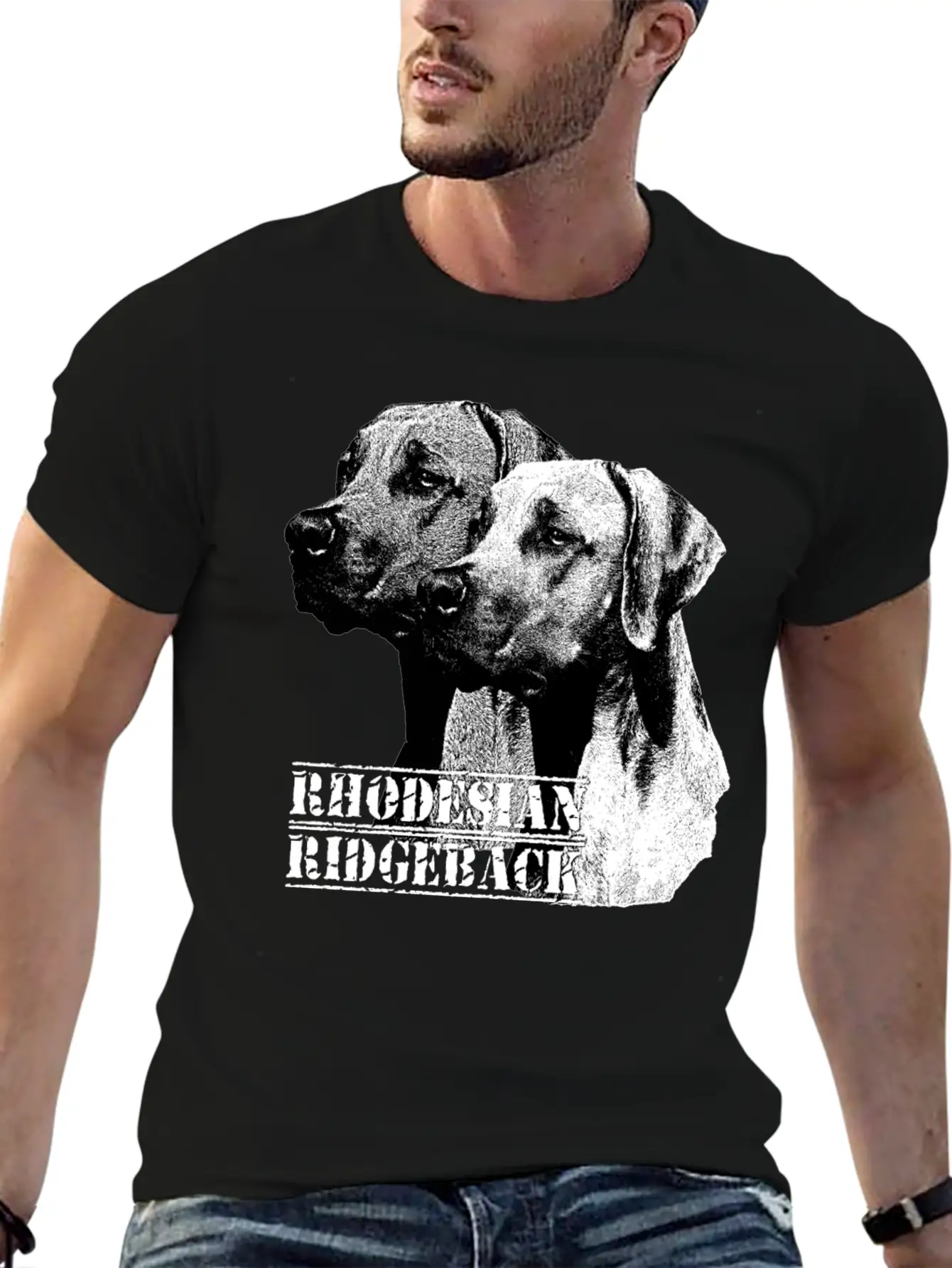 Ridgeback,Dog,Dogs,police Dog,dog Lovers,dogs,dog Lightweight Cotton T-Shirt – Daily Comfort Graphic Shirt