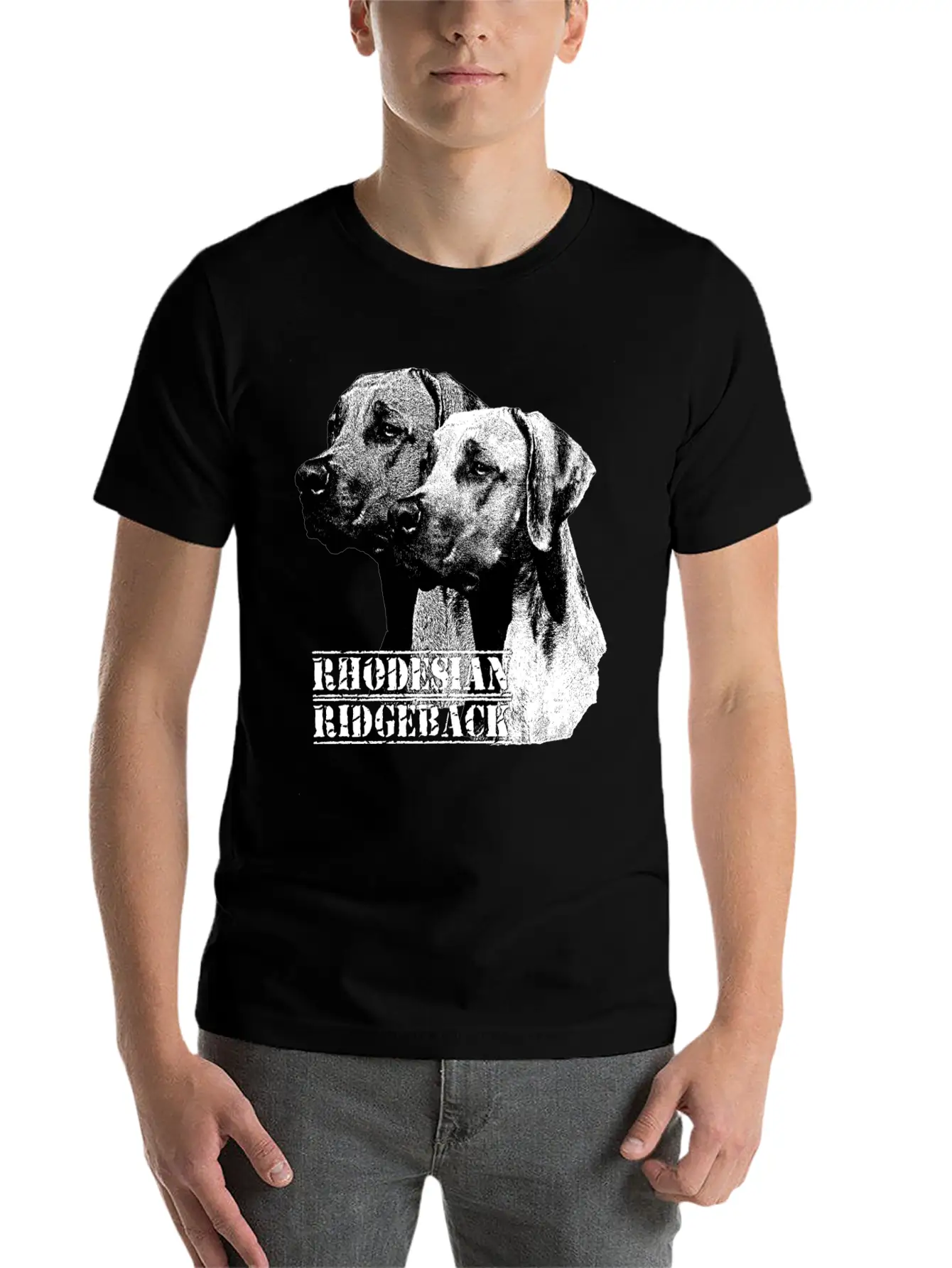 Ridgeback,Dog,Dogs,police Dog,dog Lovers,dogs,dog Lightweight Cotton T-Shirt – Daily Comfort Graphic Shirt