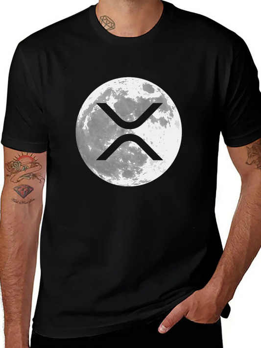 Ripple XRP Astronaut To The Moon - XRP Coin Gift Lightweight Cotton T-Shirt – Daily Comfort Graphic Shirt