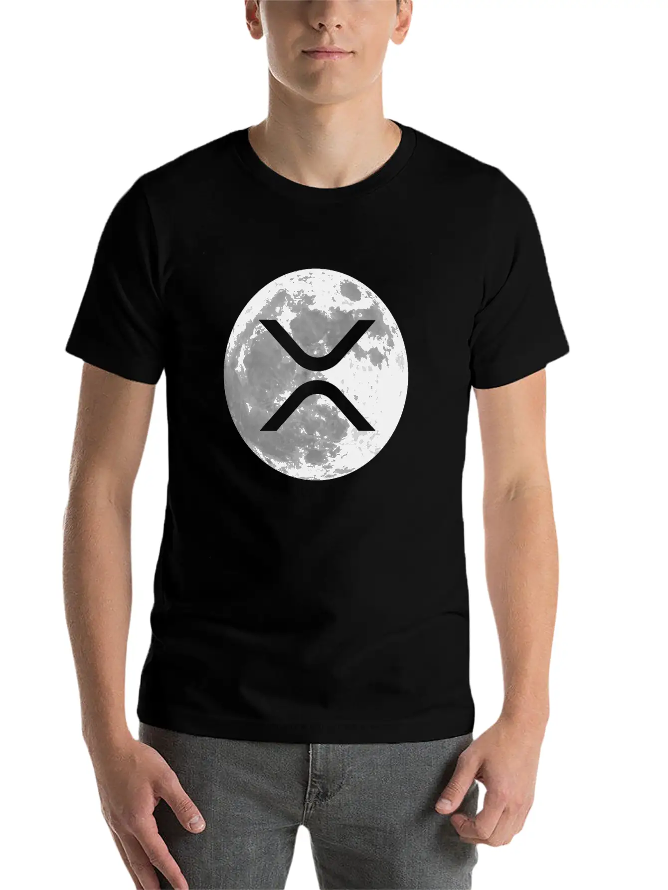 Ripple XRP Astronaut To The Moon - XRP Coin Gift Lightweight Cotton T-Shirt – Daily Comfort Graphic Shirt