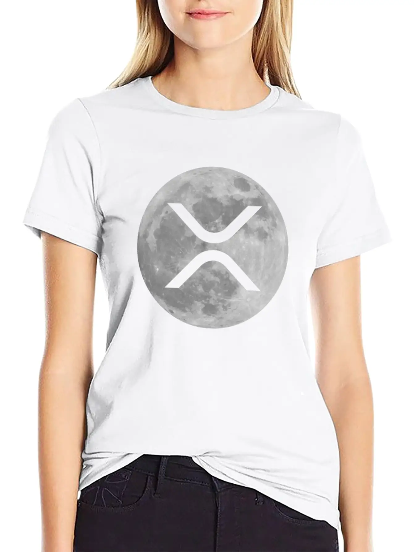 Ripple XRP Astronaut To The Moon - XRP Coin Gift Lightweight Cotton T-Shirt – Daily Comfort Graphic Shirt