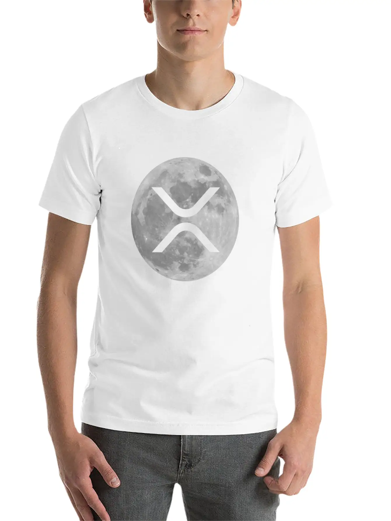 Ripple XRP Astronaut To The Moon - XRP Coin Gift Lightweight Cotton T-Shirt – Daily Comfort Graphic Shirt