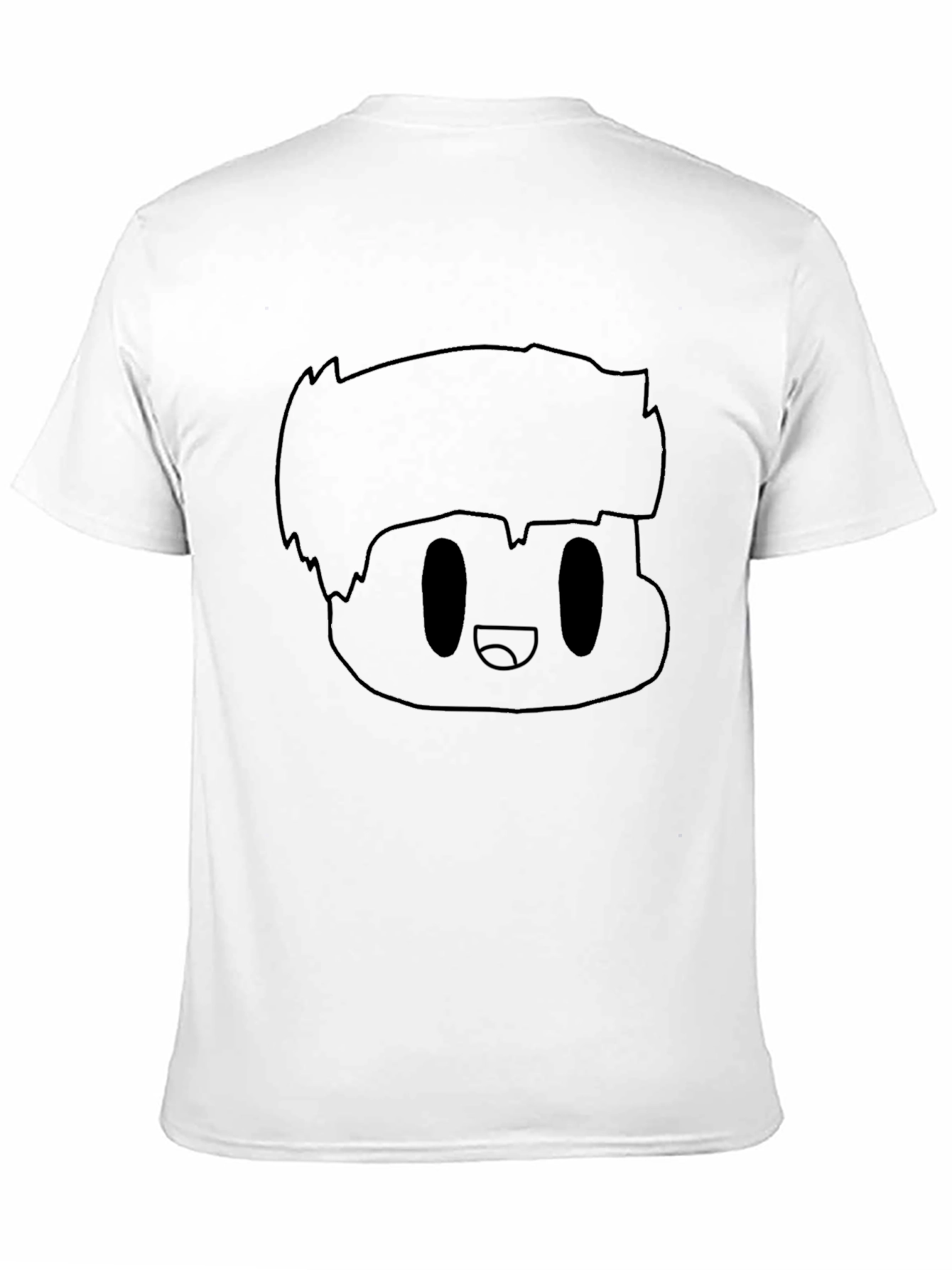 Cartoon Character Black T-Shirt