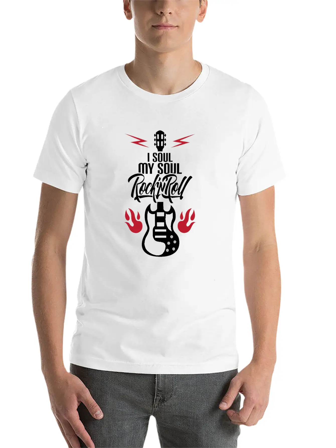 Rock Music Gift Concert Fesival Lightweight Cotton T-Shirt – Daily Comfort Graphic Shirt