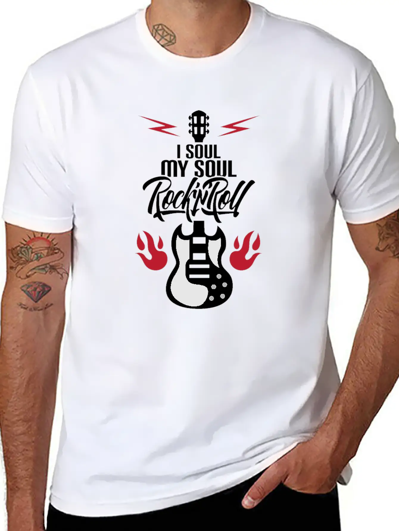 Rock Music Gift Concert Fesival Lightweight Cotton T-Shirt – Daily Comfort Graphic Shirt