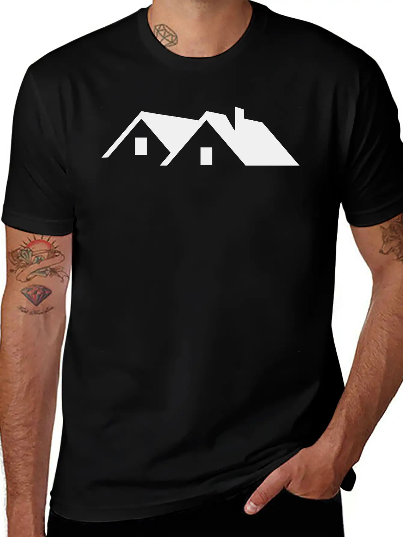 Roof Lightweight Cotton T-Shirt – Daily Comfort Graphic Shirt