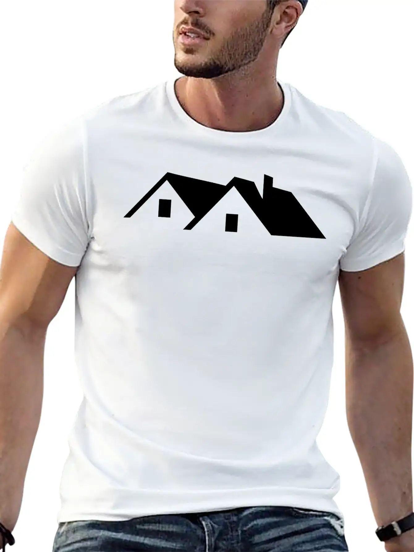 Roof Lightweight Cotton T-Shirt – Daily Comfort Graphic Shirt
