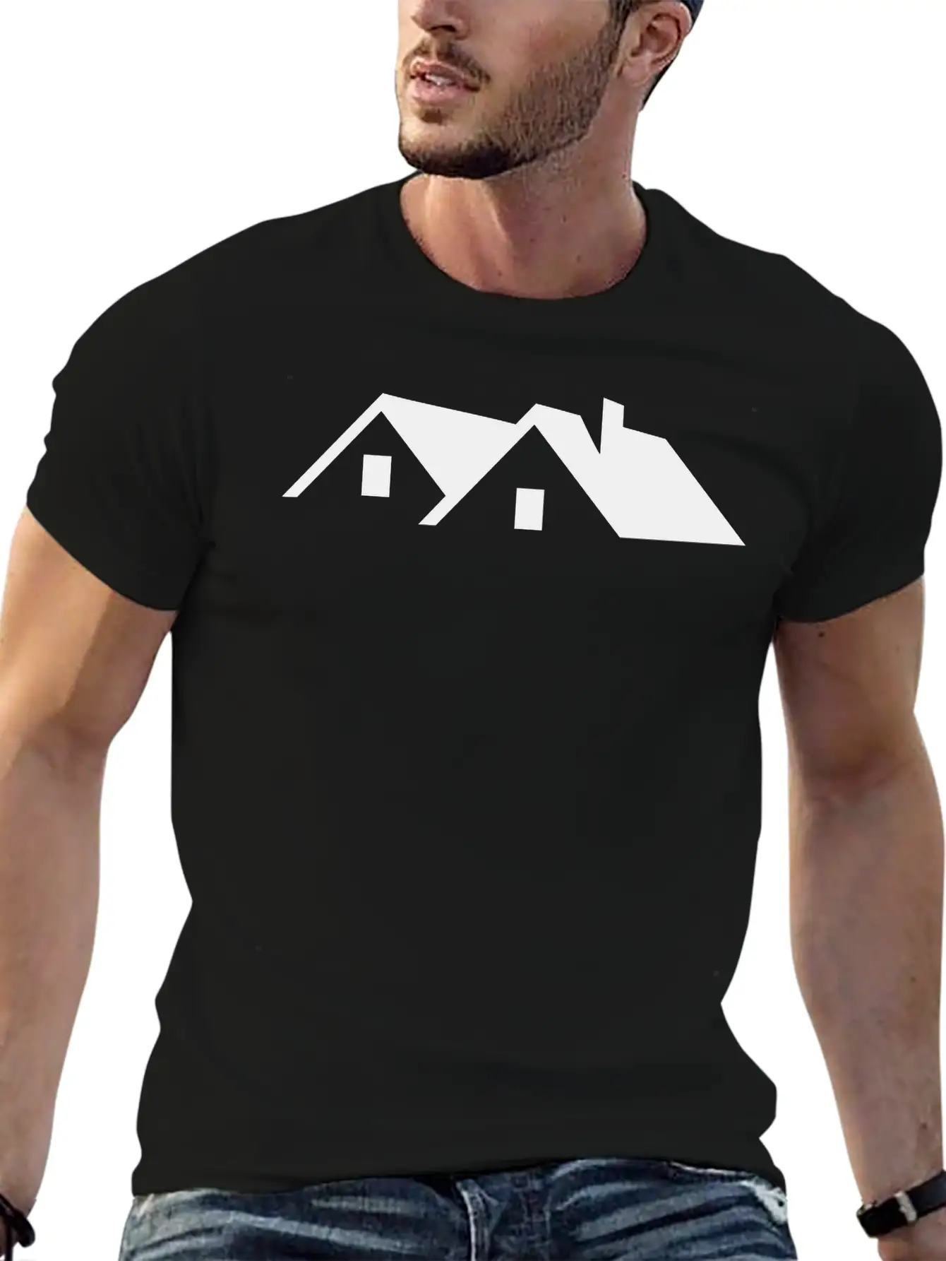 Roof Lightweight Cotton T-Shirt – Daily Comfort Graphic Shirt
