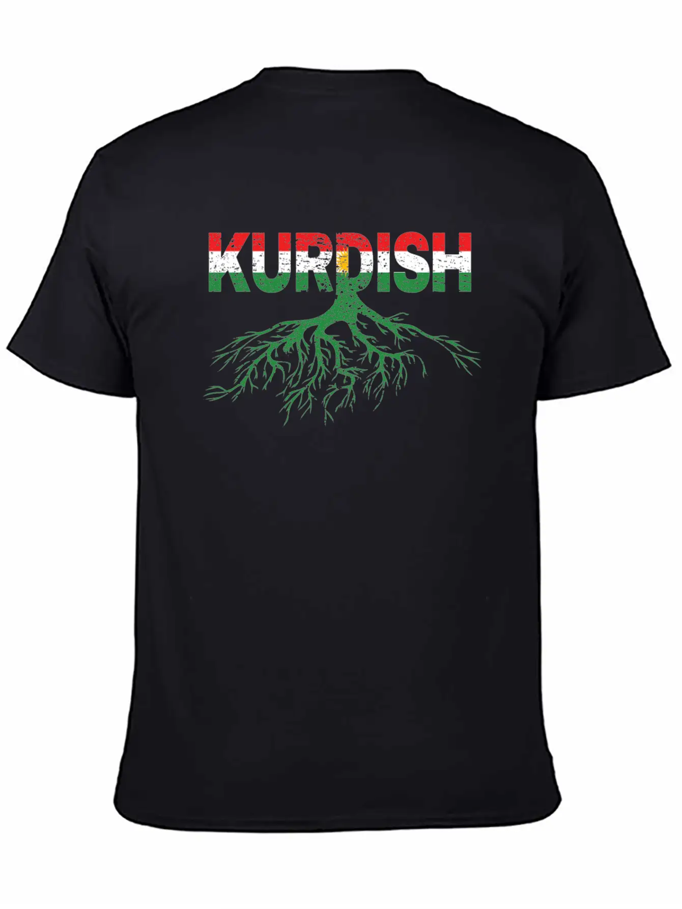Roots Kurdistan Kurdish Flag Gift Kurd Lightweight Cotton T-Shirt – Daily Comfort Graphic Shirt