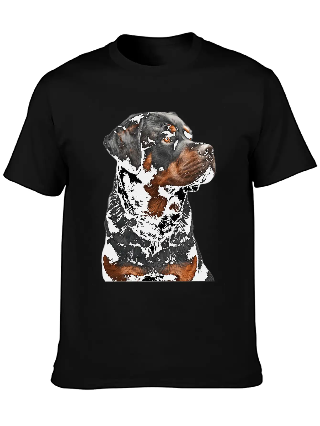 Rottweiler Lightweight Cotton T-Shirt – Daily Comfort Graphic Shirt