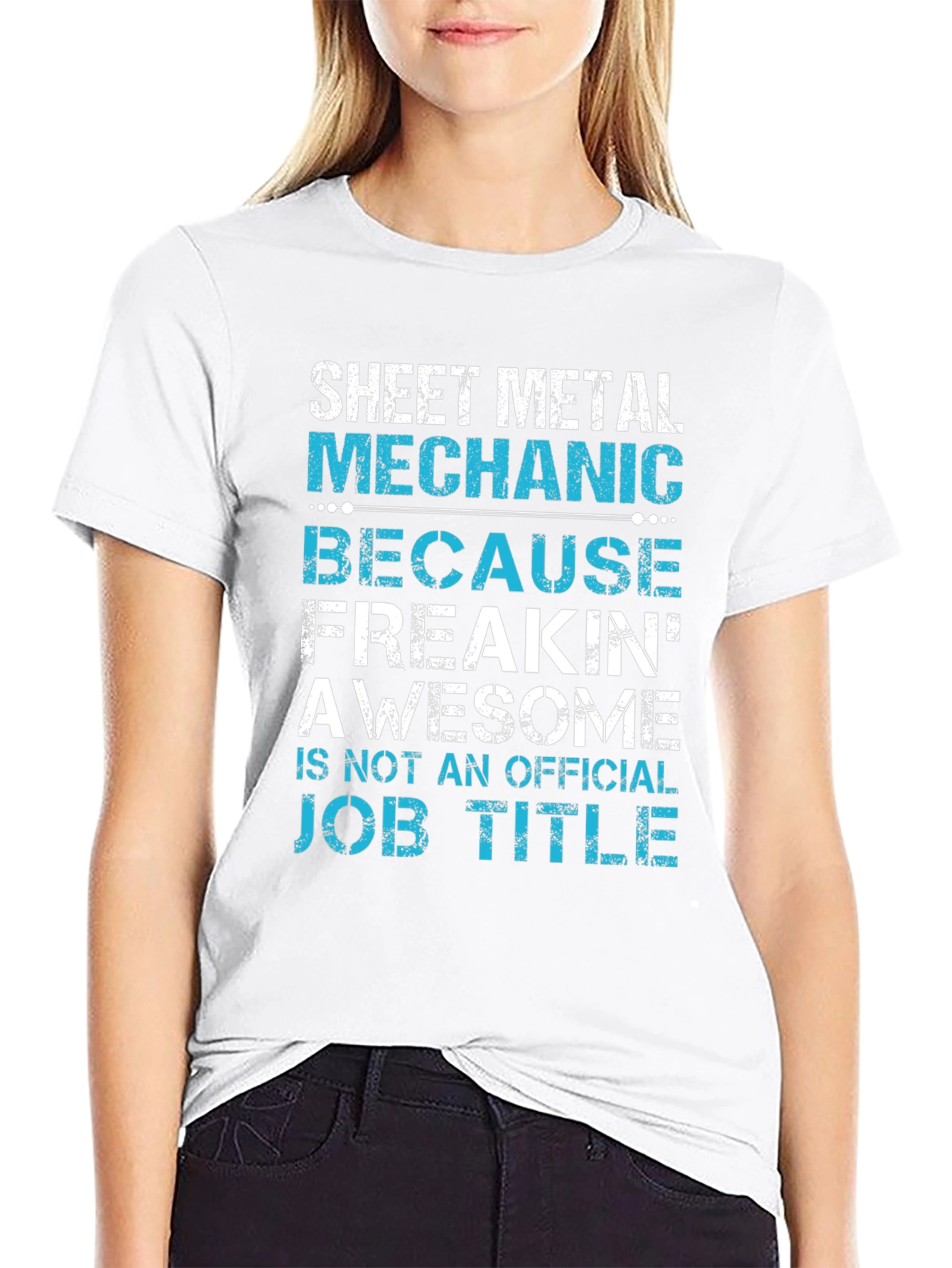 Sheet Metal Mechanic T-Shirt Funny Job Title Tee