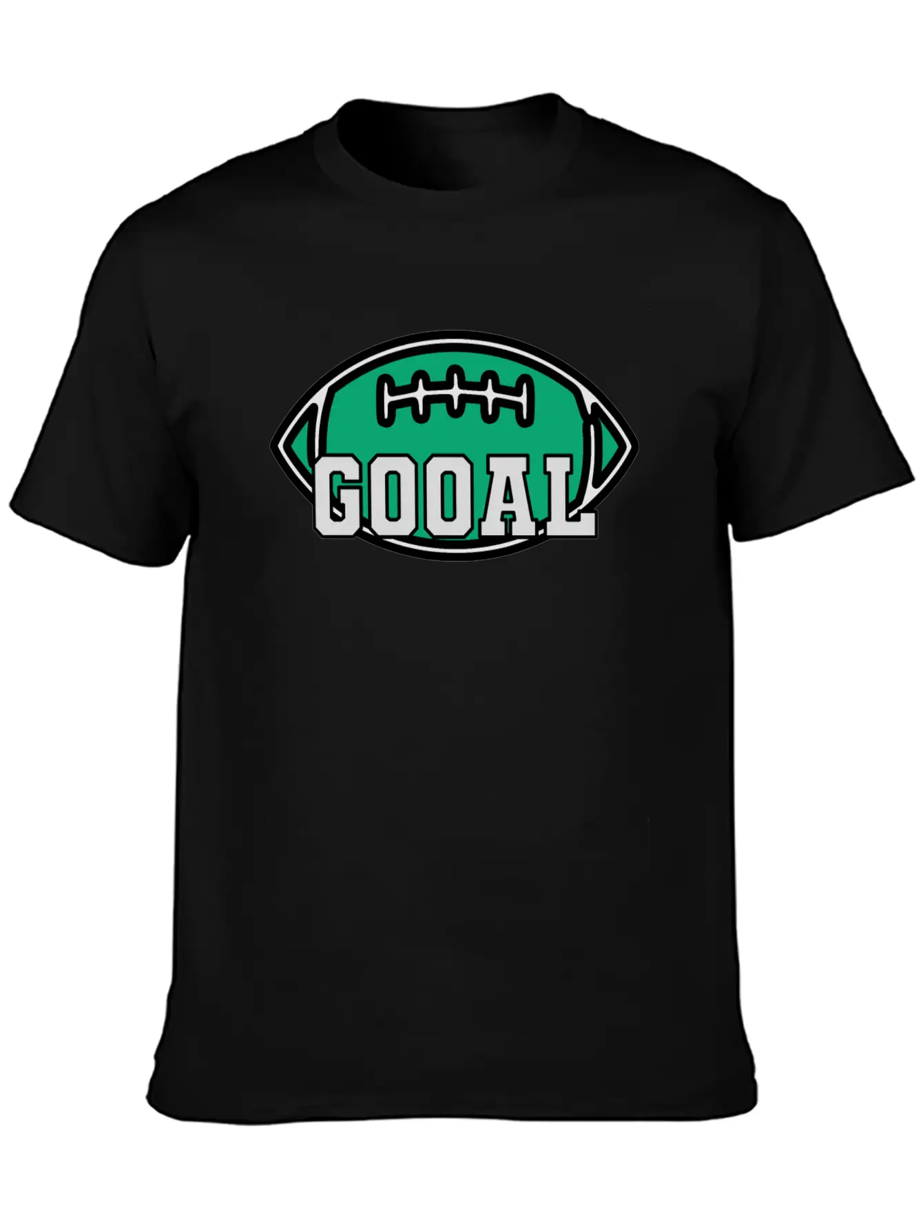 Rugby Goal Lightweight Cotton T-Shirt – Daily Comfort Graphic Shirt