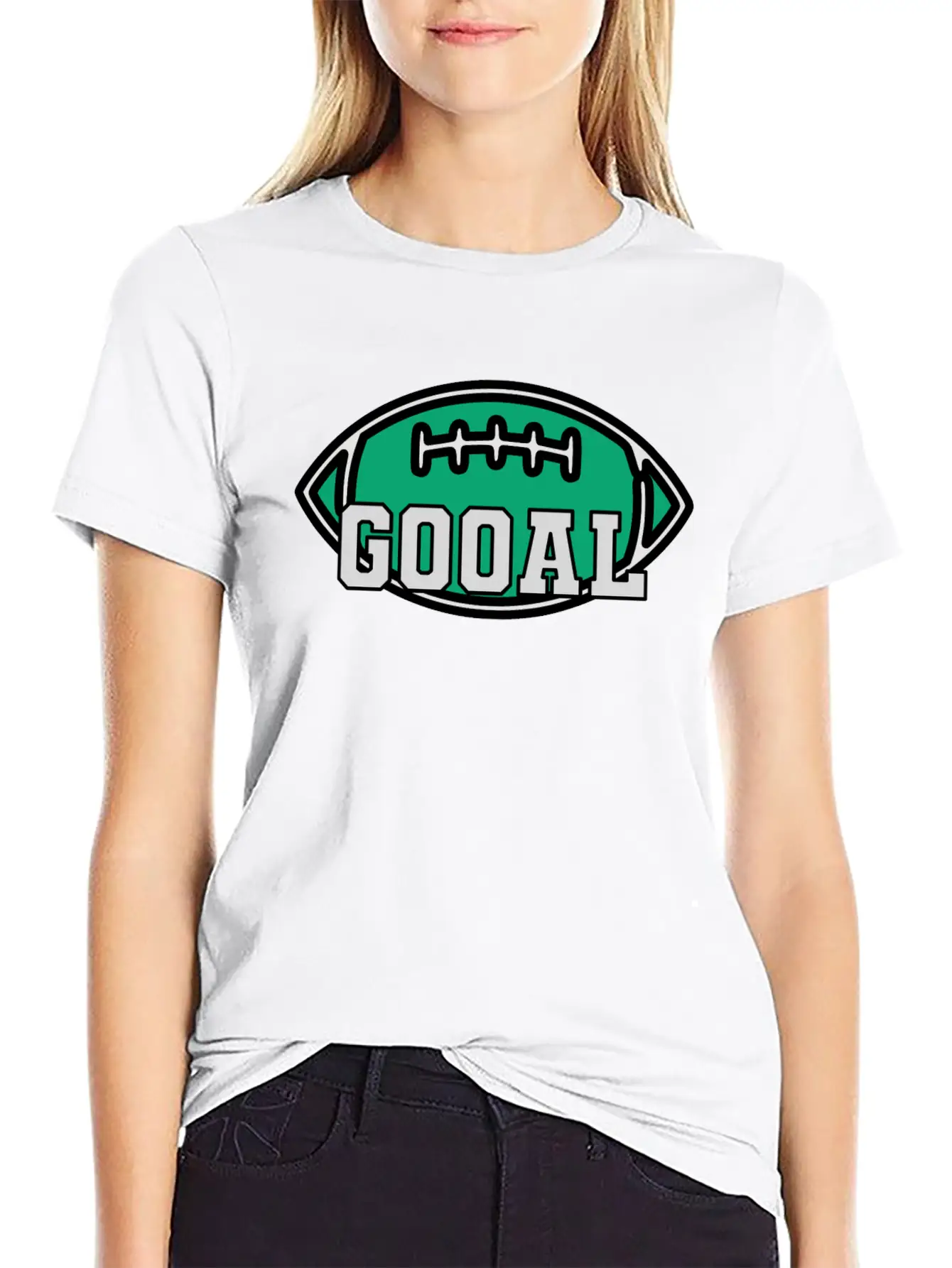 Rugby Goal Lightweight Cotton T-Shirt – Daily Comfort Graphic Shirt