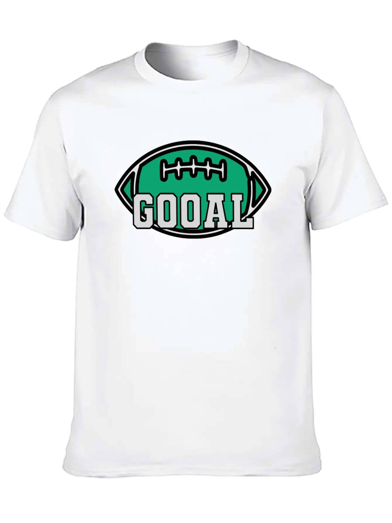 Rugby Goal Lightweight Cotton T-Shirt – Daily Comfort Graphic Shirt