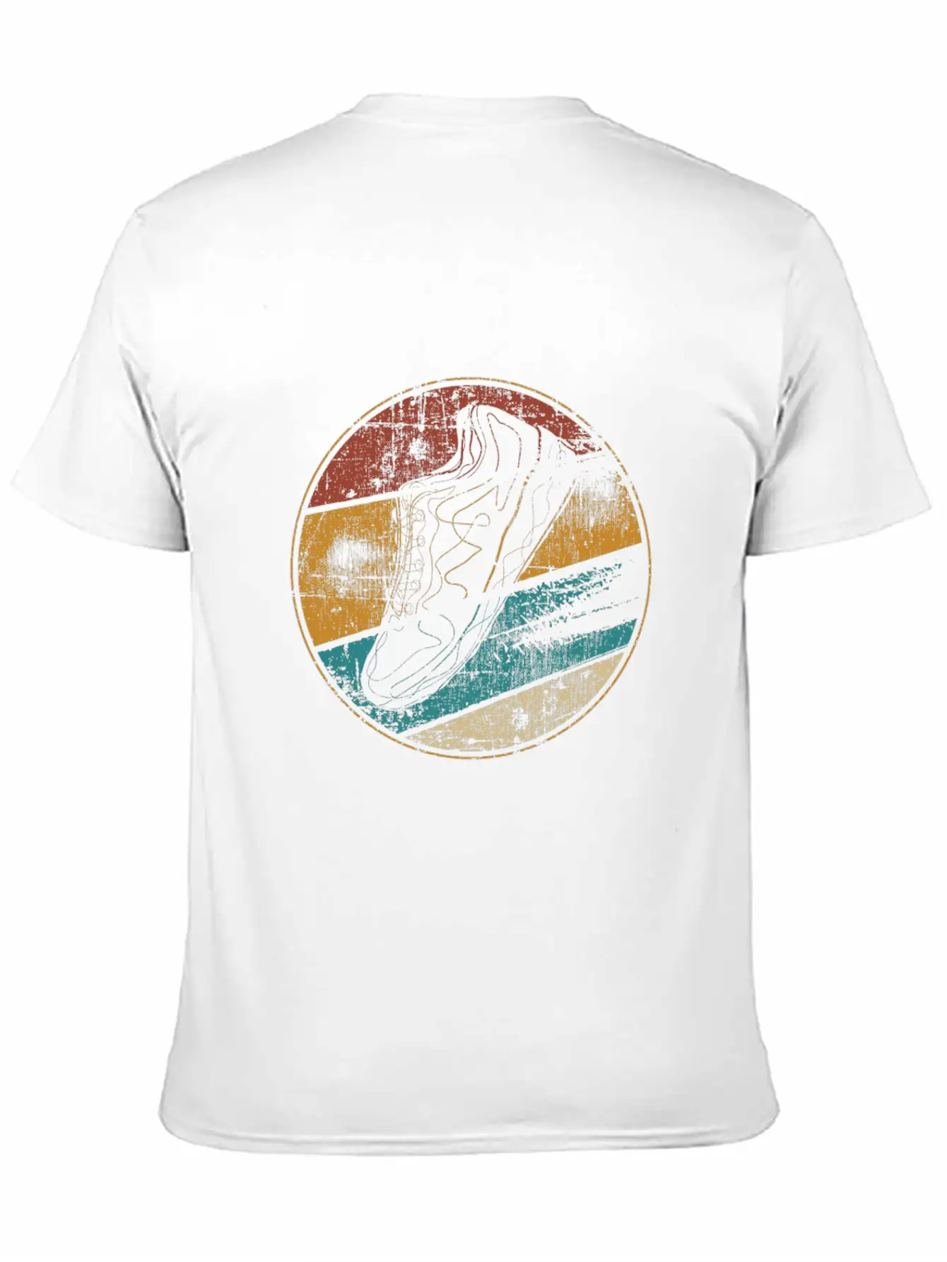 Running Retro Runner Running Shoe Lightweight Cotton T-Shirt – Daily Comfort Graphic Shirt