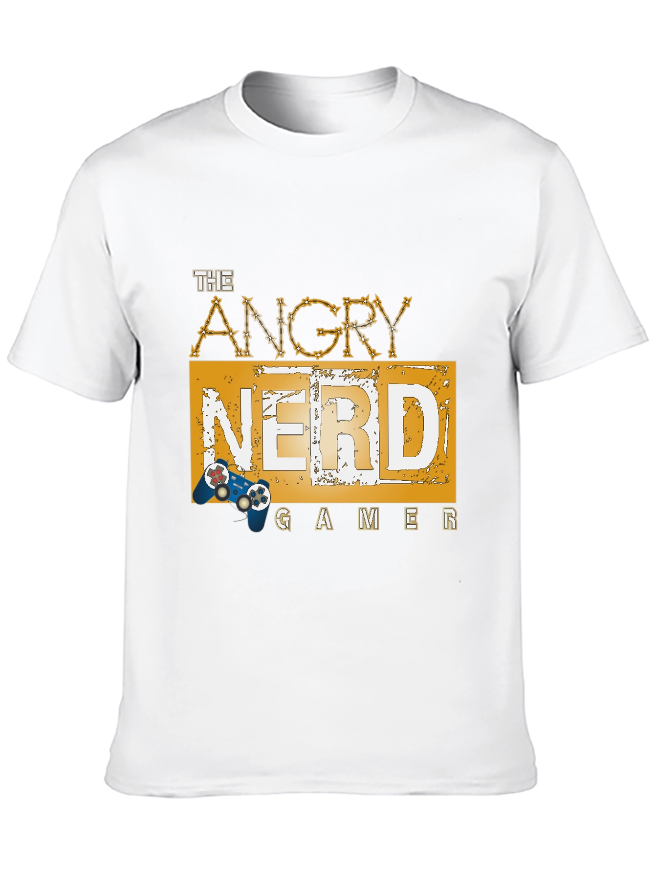 The Angry Nerd Gamer Black T-Shirt