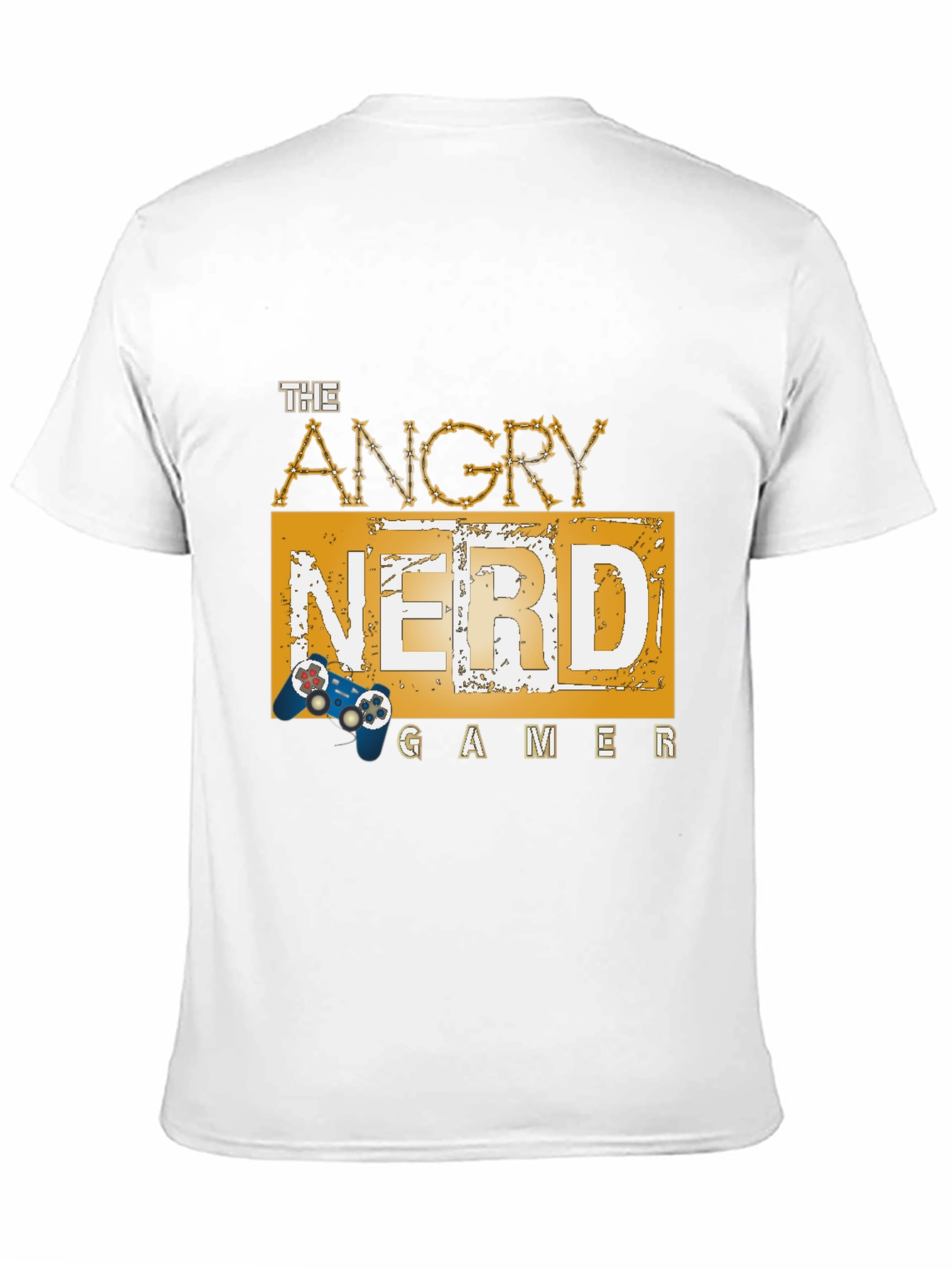 The Angry Nerd Gamer Black T-Shirt