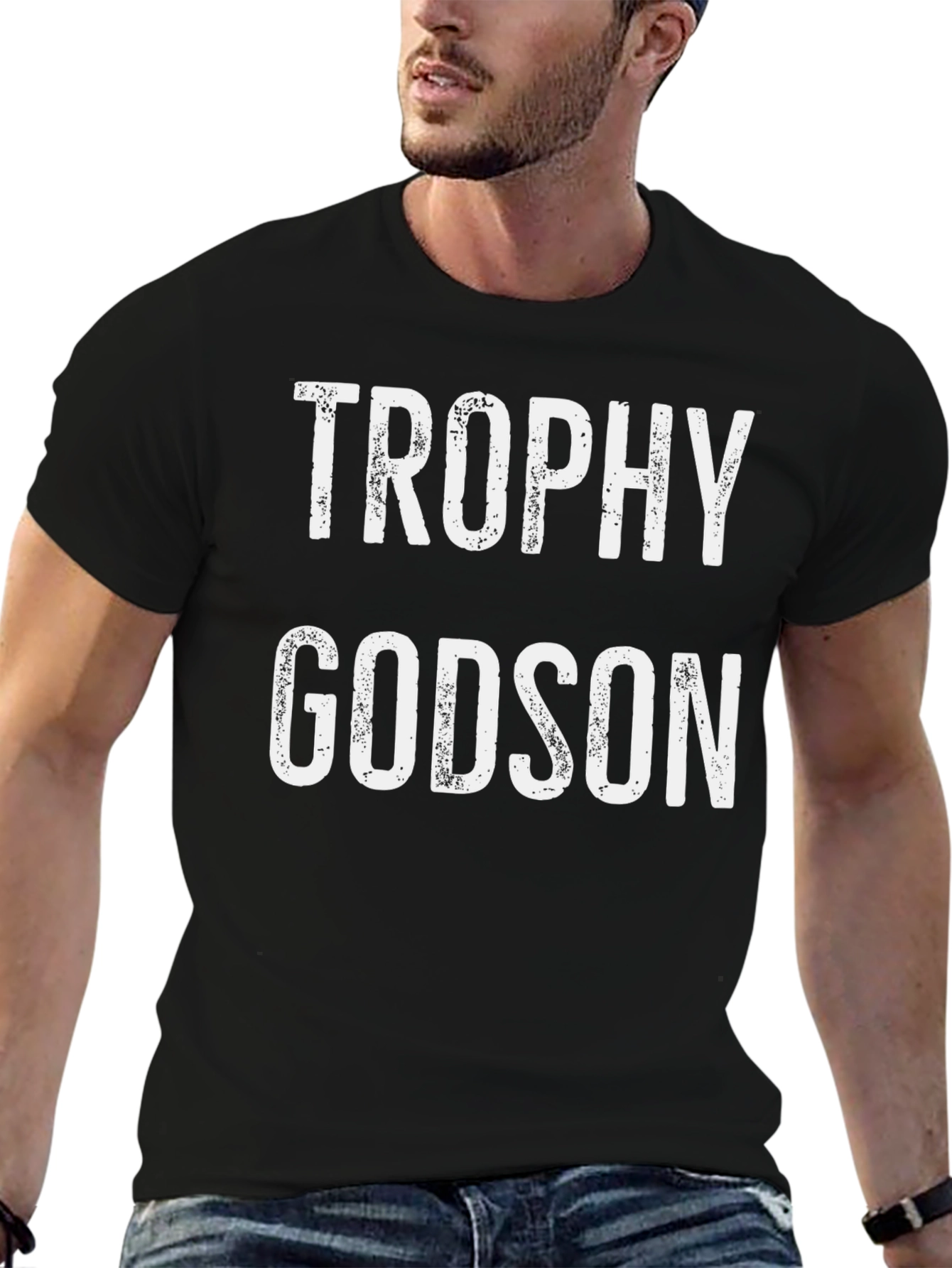 Trophy Godson Graphic Tee - Trendy Statement Shirt
