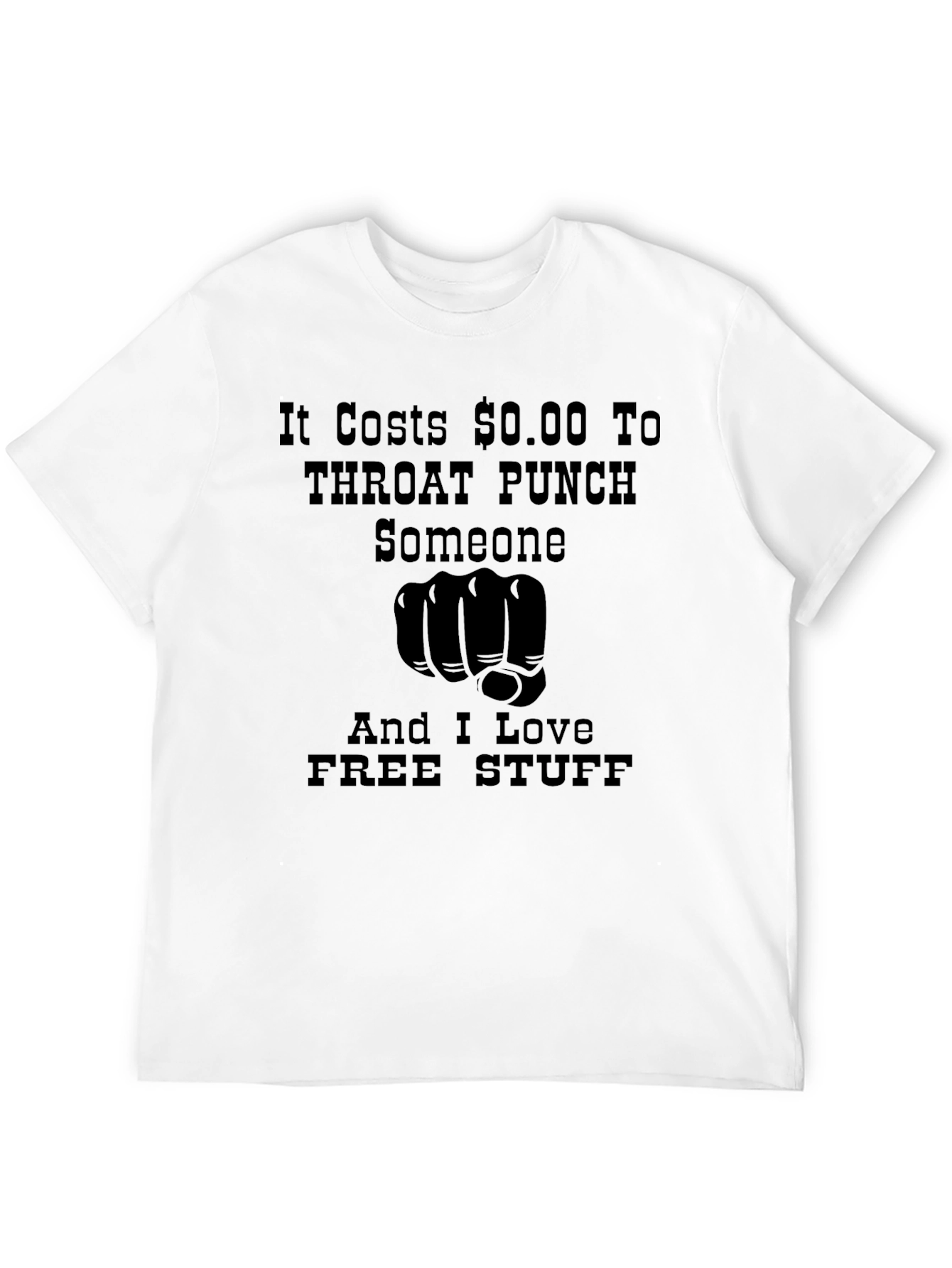 Throat Punch Funny Graphic T-Shirt