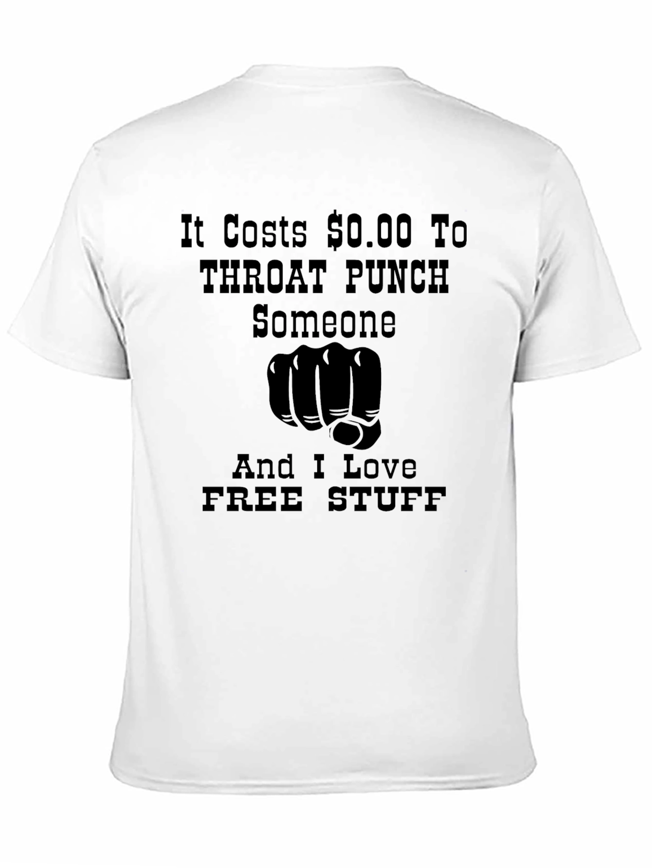 Throat Punch Funny Graphic T-Shirt