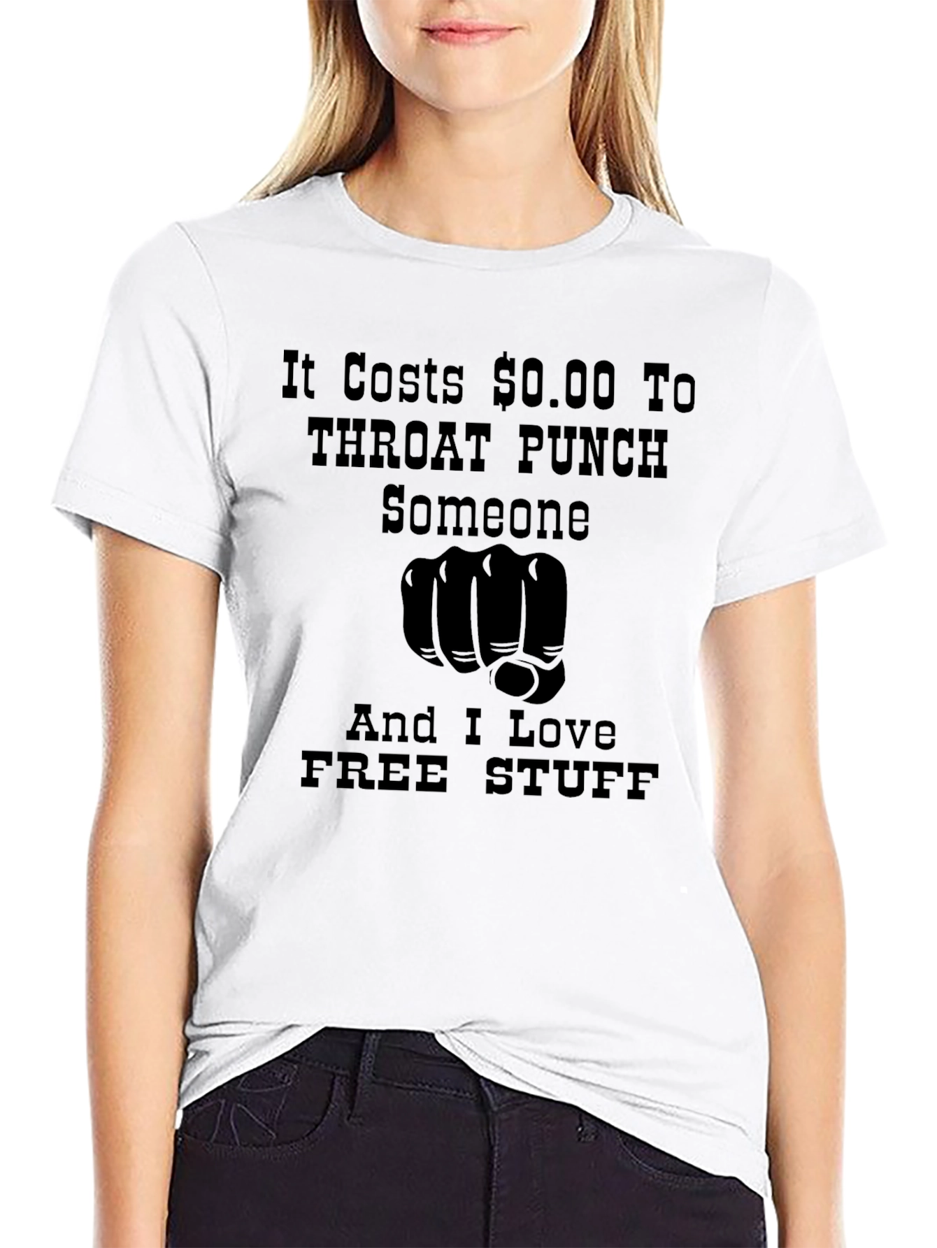 Throat Punch Funny Graphic T-Shirt