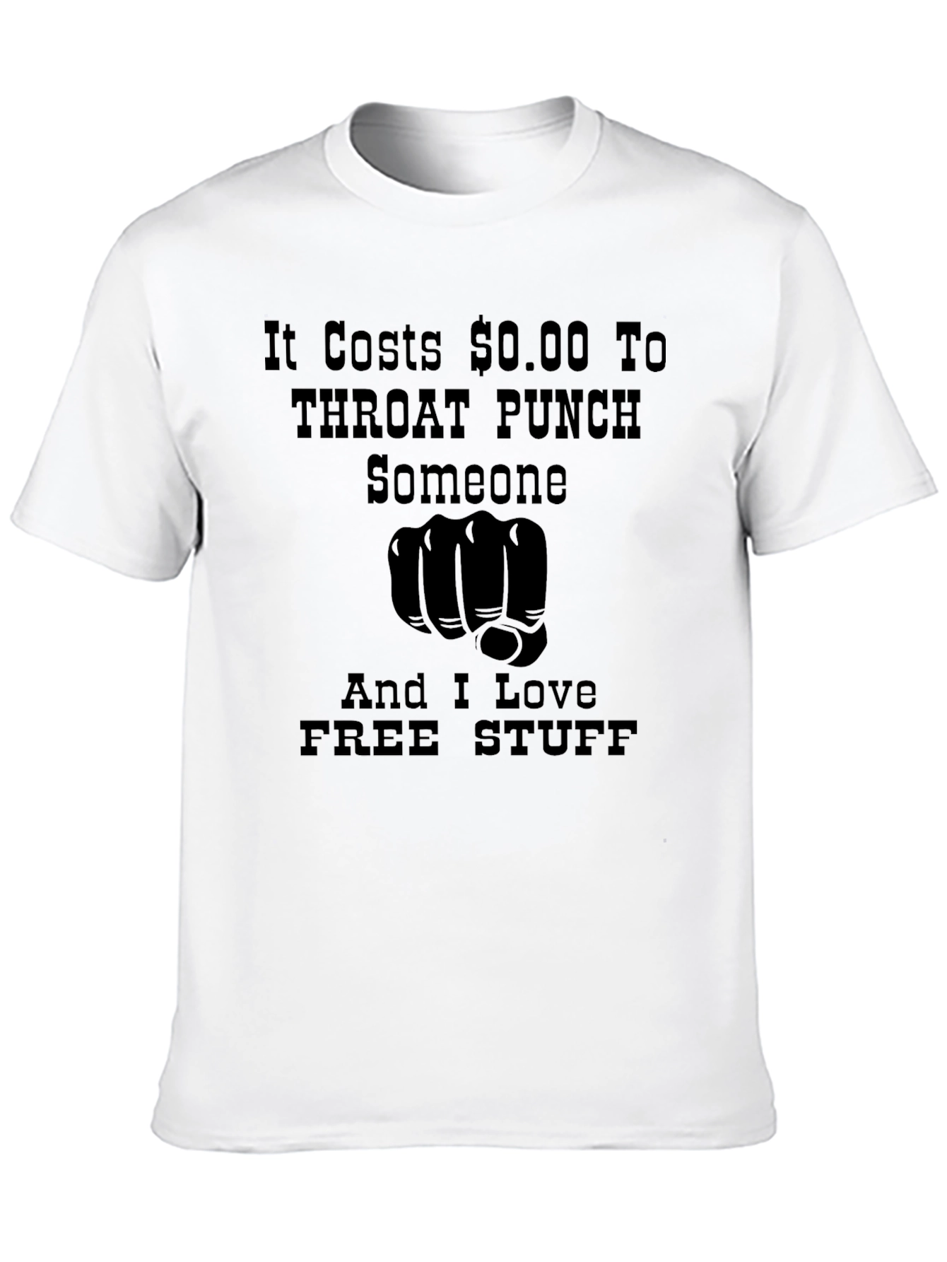 Throat Punch Funny Graphic T-Shirt