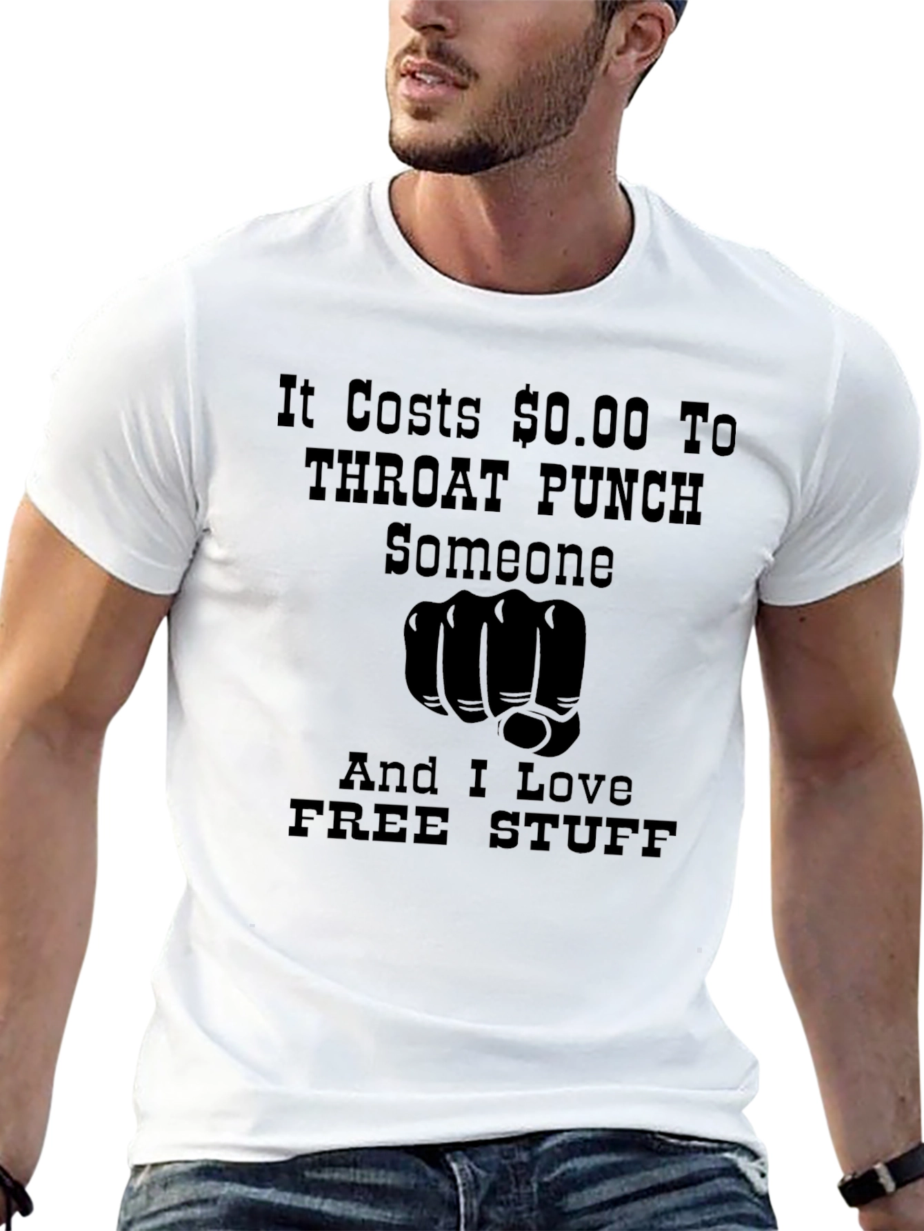 Throat Punch Funny Graphic T-Shirt