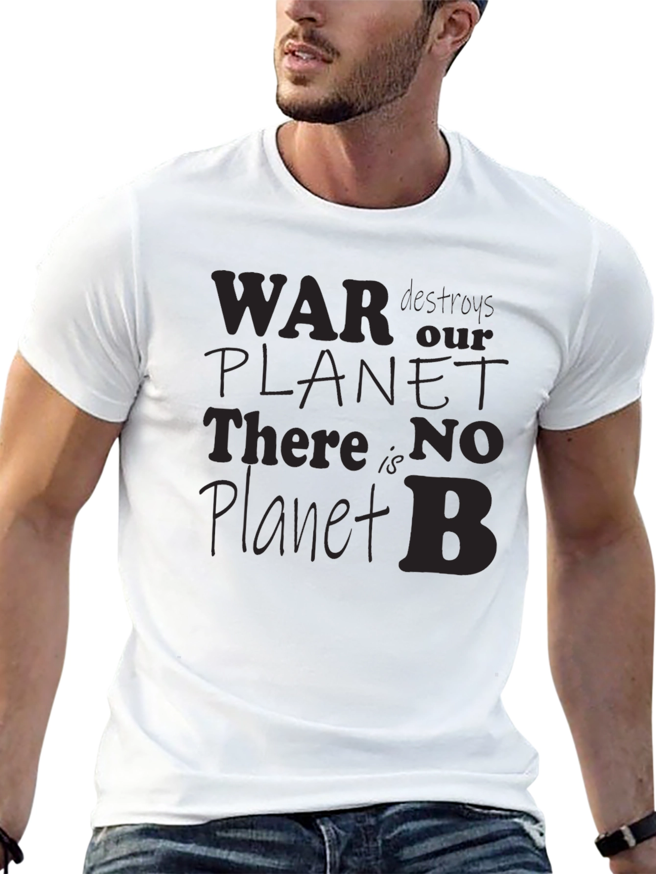 War Destroys Planet T-Shirt: Save Earth