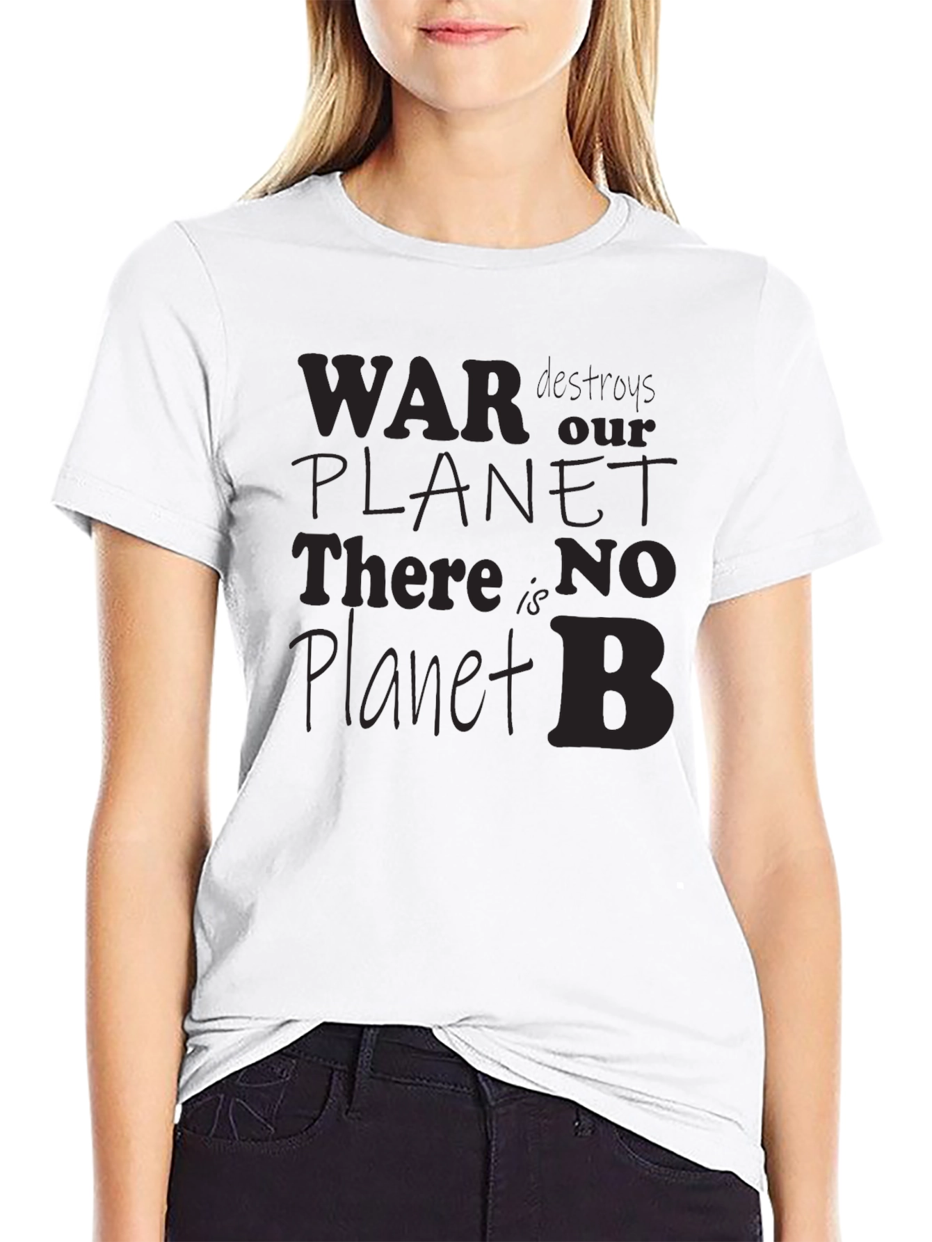 War Destroys Planet T-Shirt: Save Earth