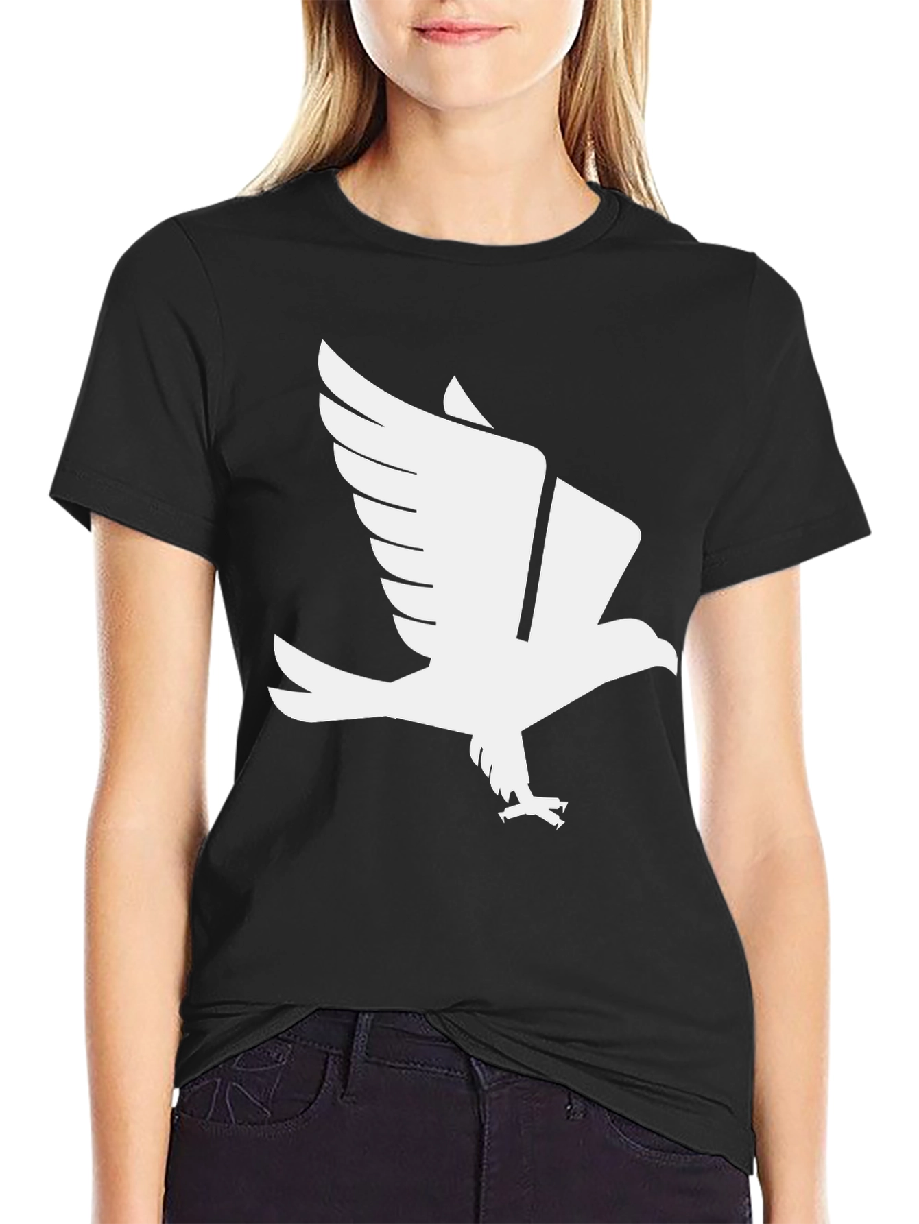 Black Eagle Graphic Tee - Soar in Style!