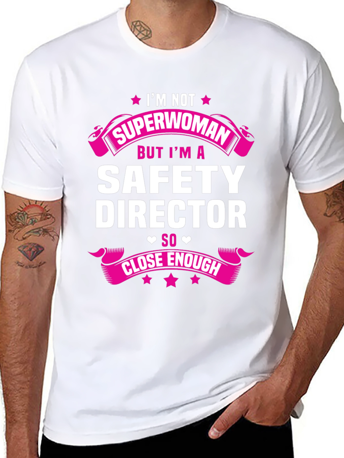 Safety Director T-Shirt - Superwoman Close Enough Tee
