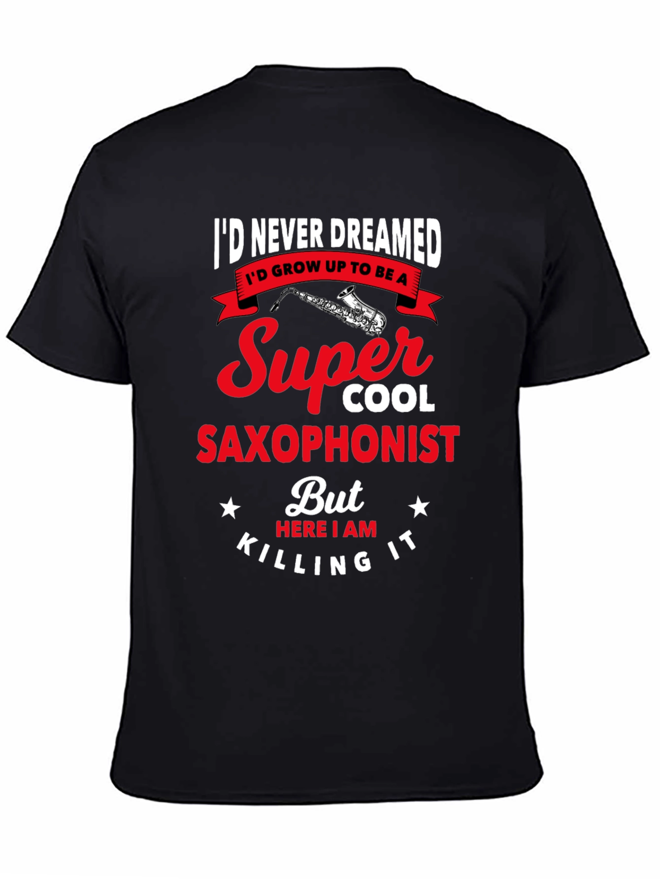 Super Cool Saxophonist Graphic Tee